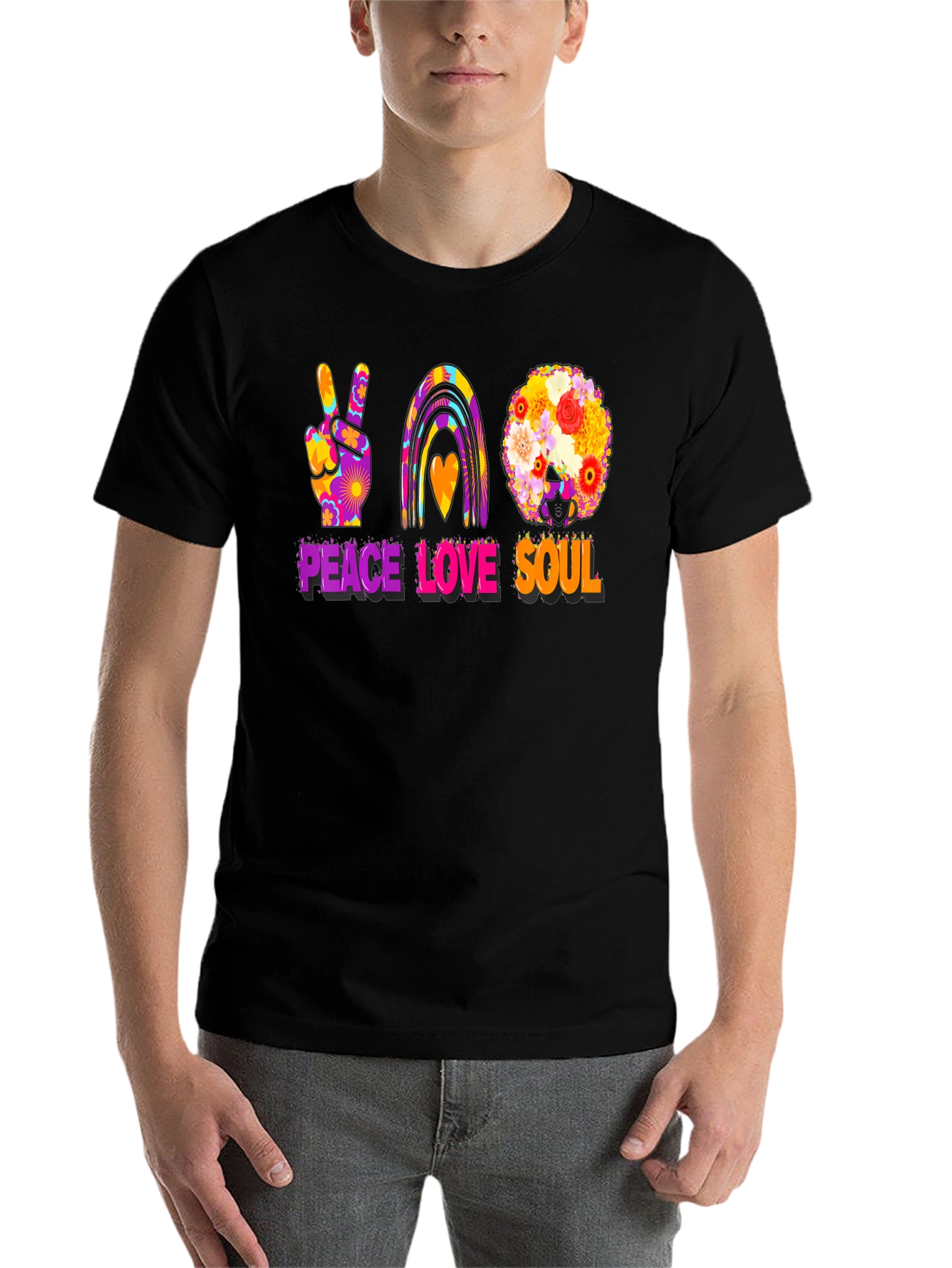 Peace Love Soul Graphic T-Shirt