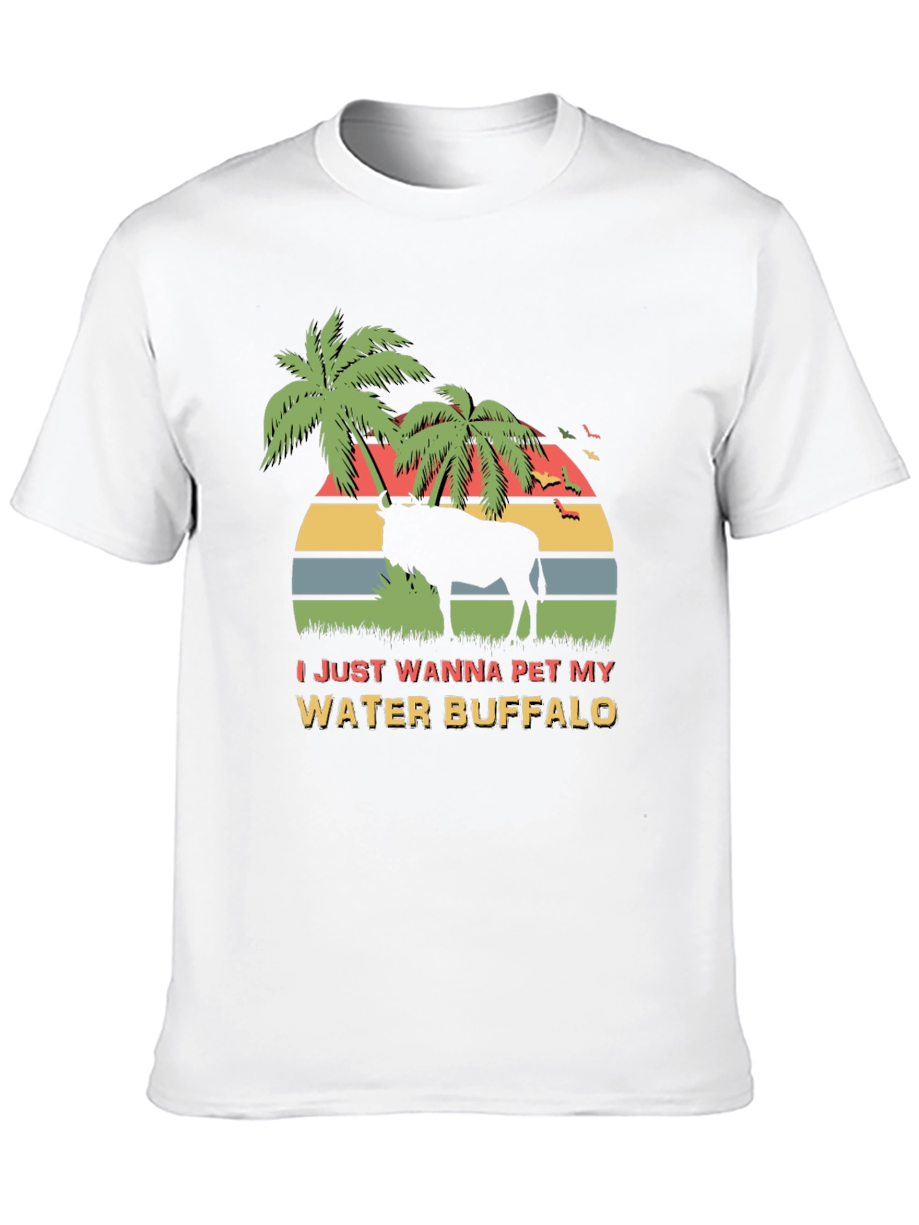 Water Buffalo Graphic Tee - Novelty Design