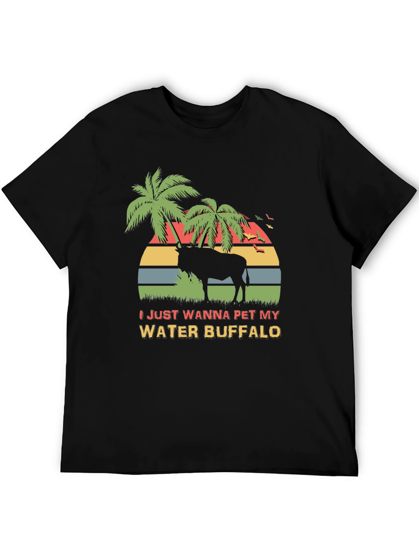 Water Buffalo Graphic Tee - Novelty Design