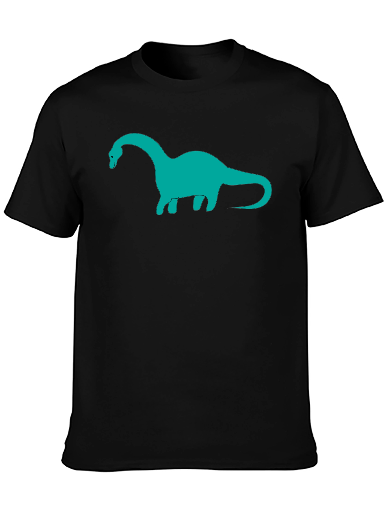 Dinosaur Graphic Tee - Black Cotton Blend