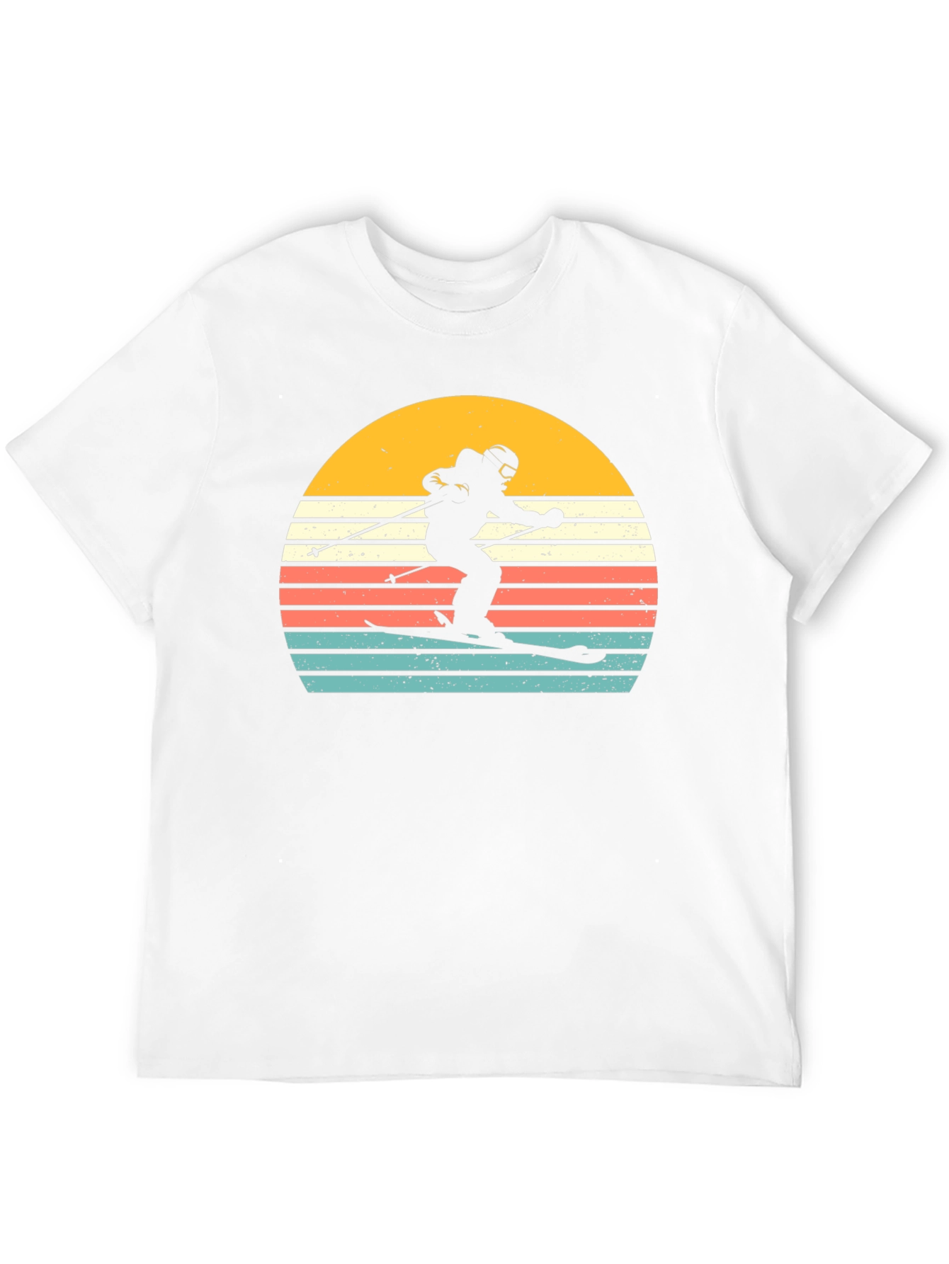 Retro Ski Sunset T-Shirt