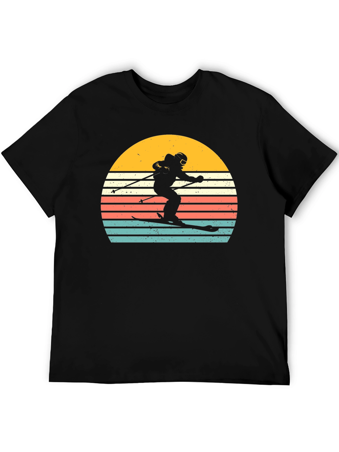 Retro Ski Sunset T-Shirt