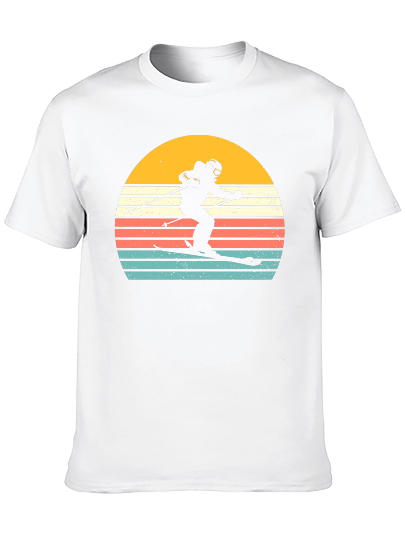 Retro Ski Sunset T-Shirt