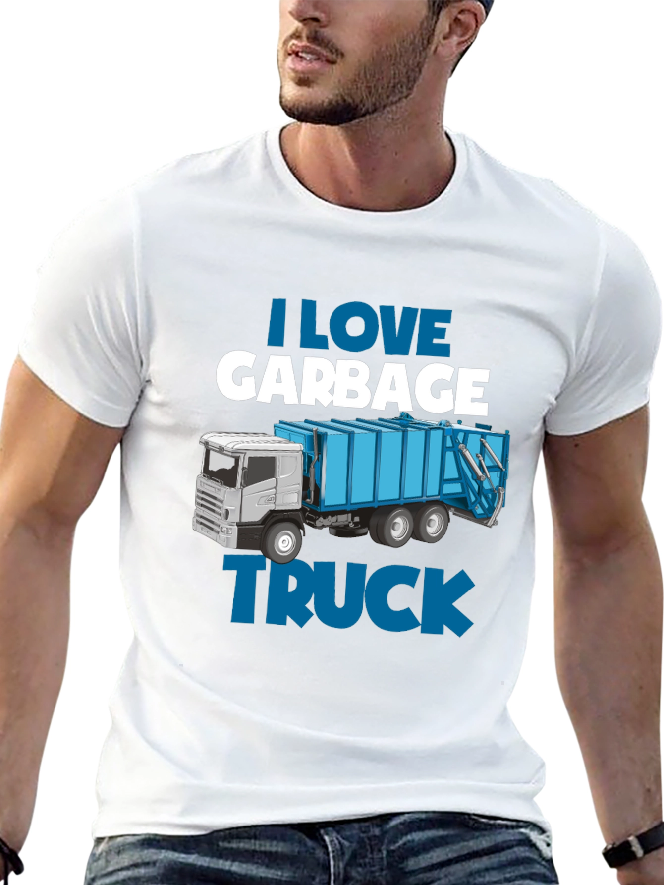 I Love Garbage Truck T-Shirt