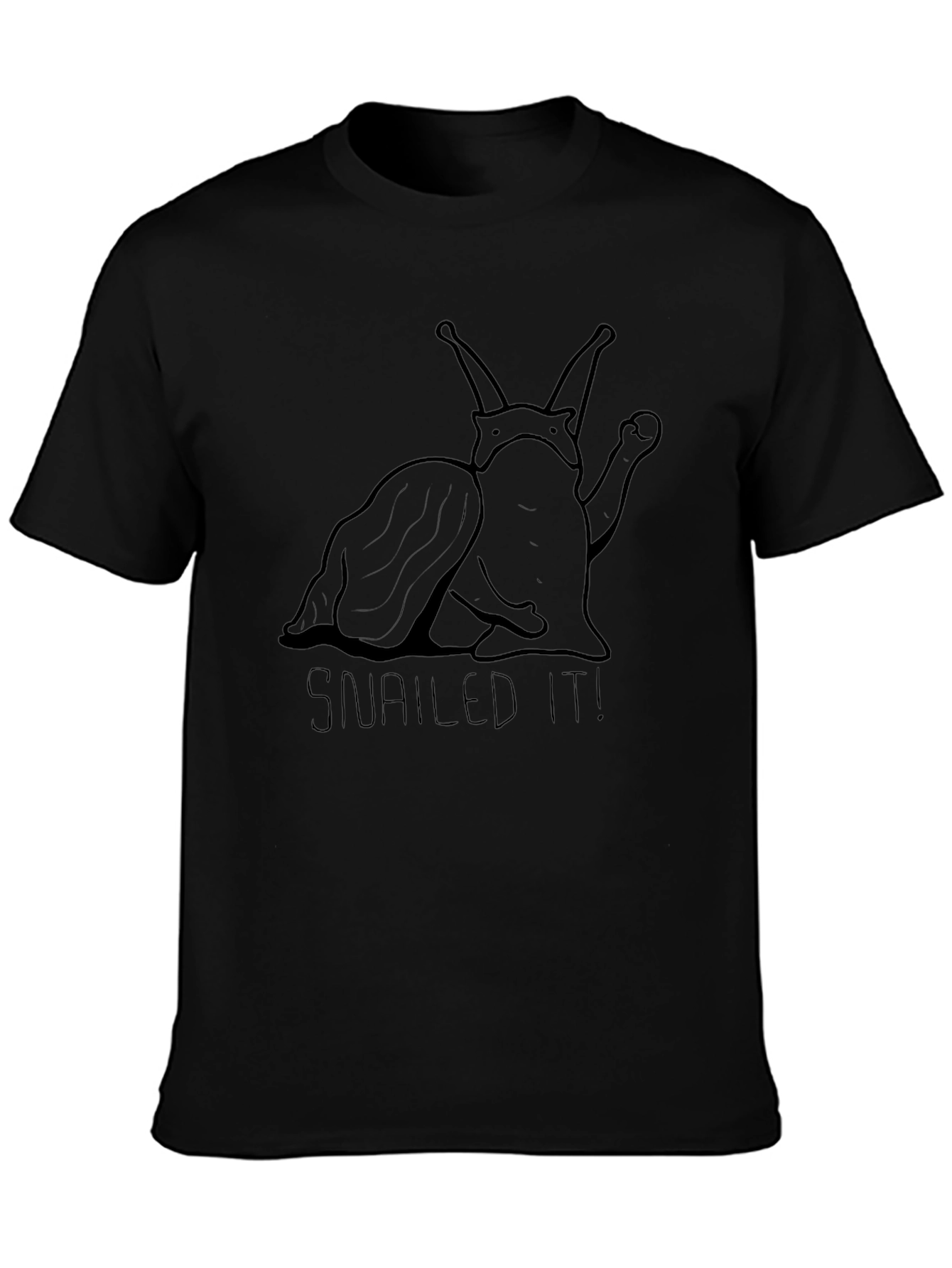 Snailed It! Funny Snail Pun T-Shirt
