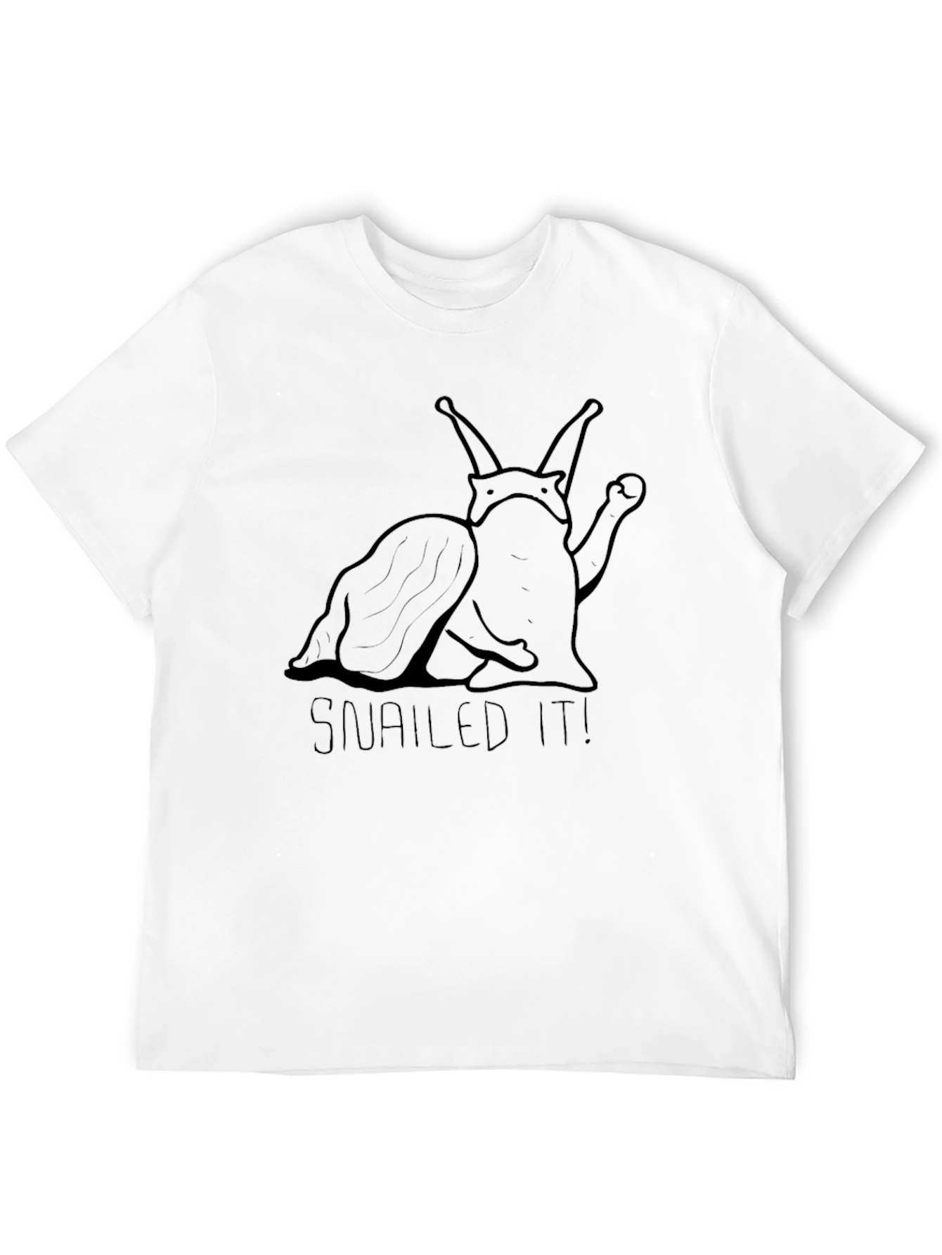 Snailed It! Funny Snail Pun T-Shirt