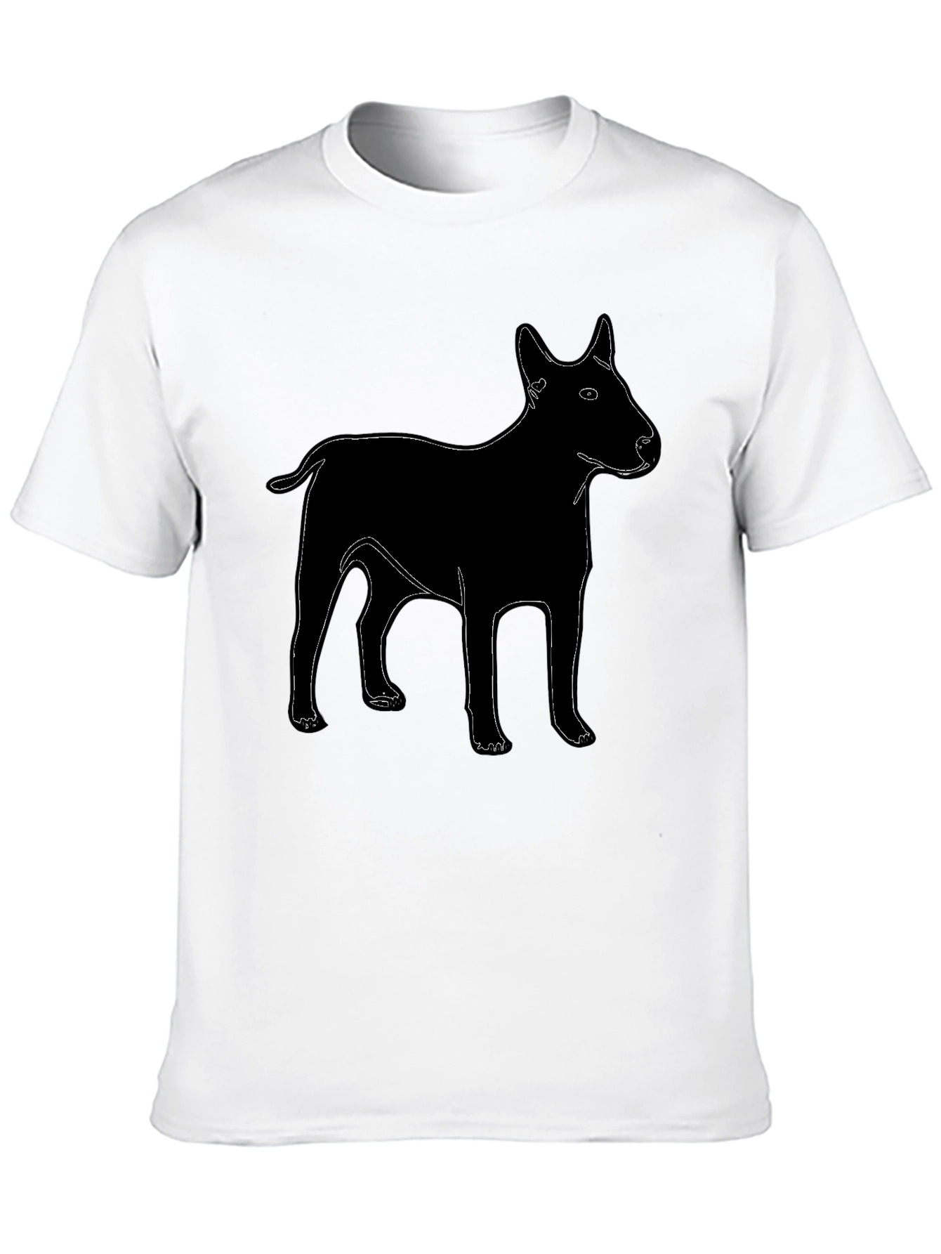 Dog Graphic T-Shirt - Black