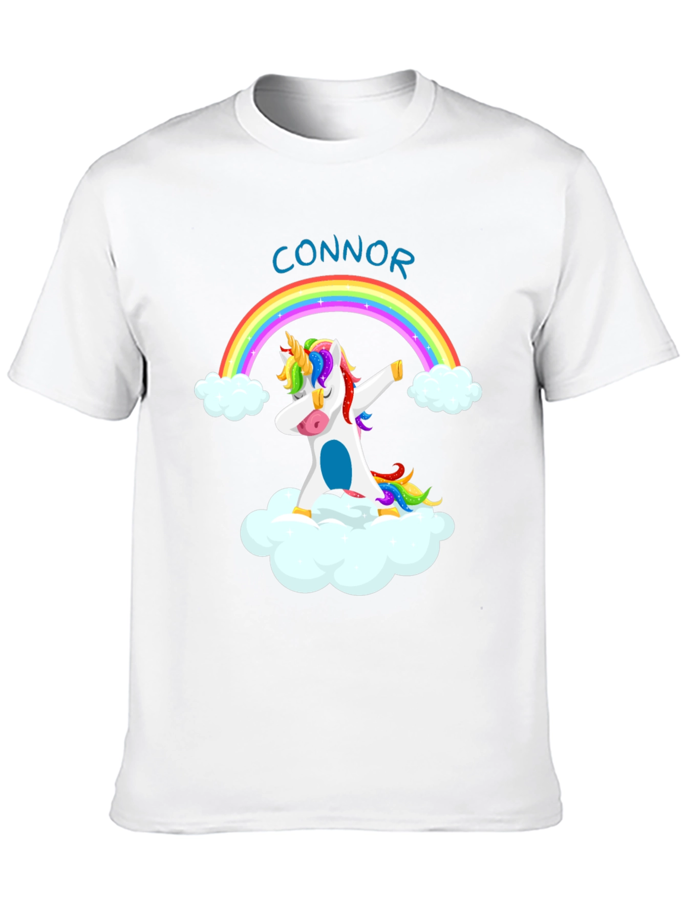 Unicorn Rainbow Dab Personalized T-Shirt