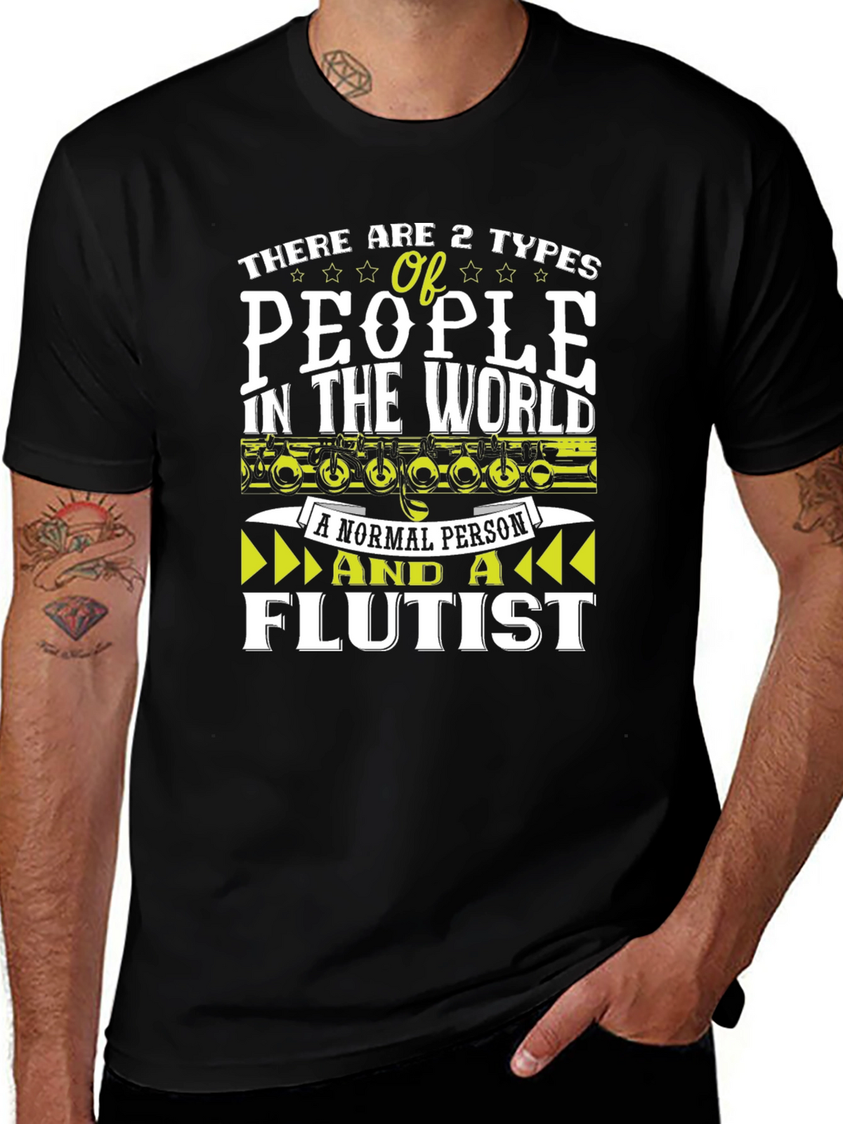 Flutist T-Shirt - Music Lover Gift