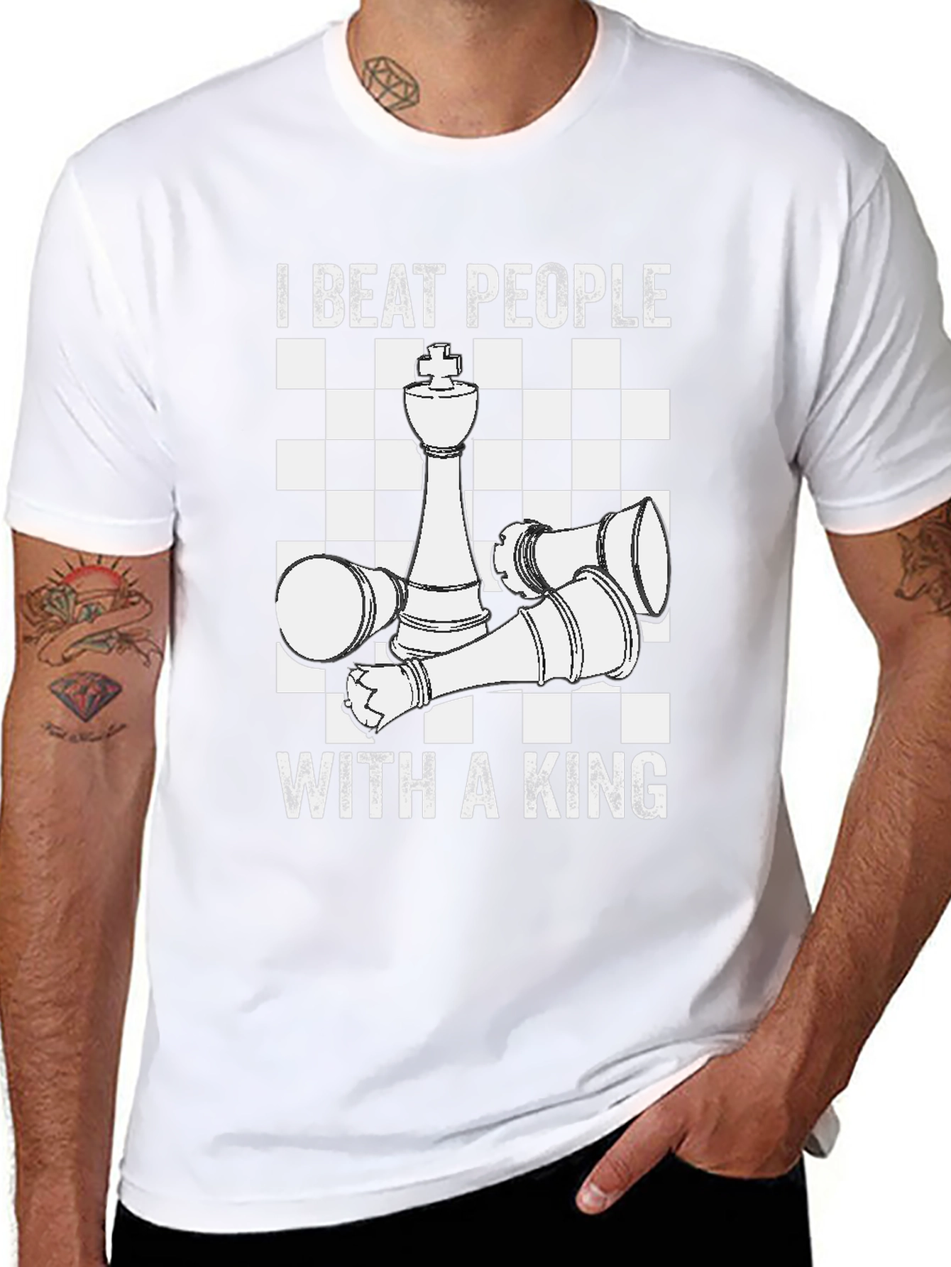 Chess King T-Shirt - I Beat People