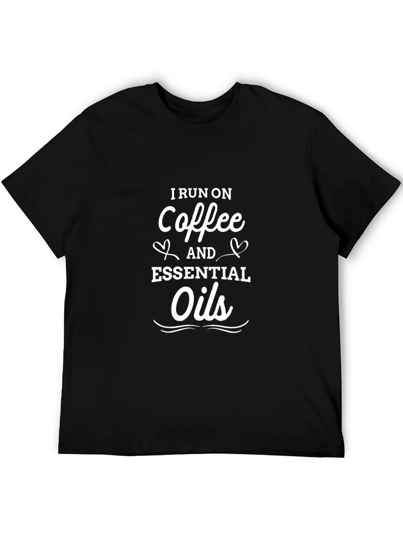 Coffee & Essential Oils T-Shirt - Funny Graphic Tee