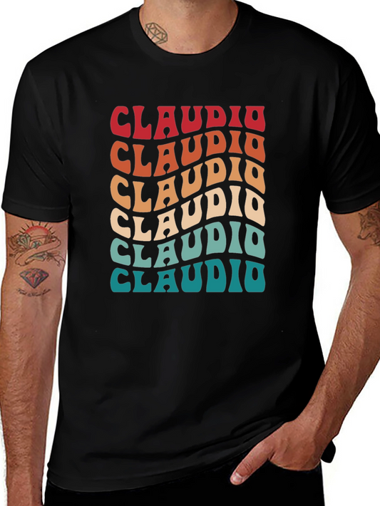 Retro Claudio T-Shirt | Vintage Style Name Tee