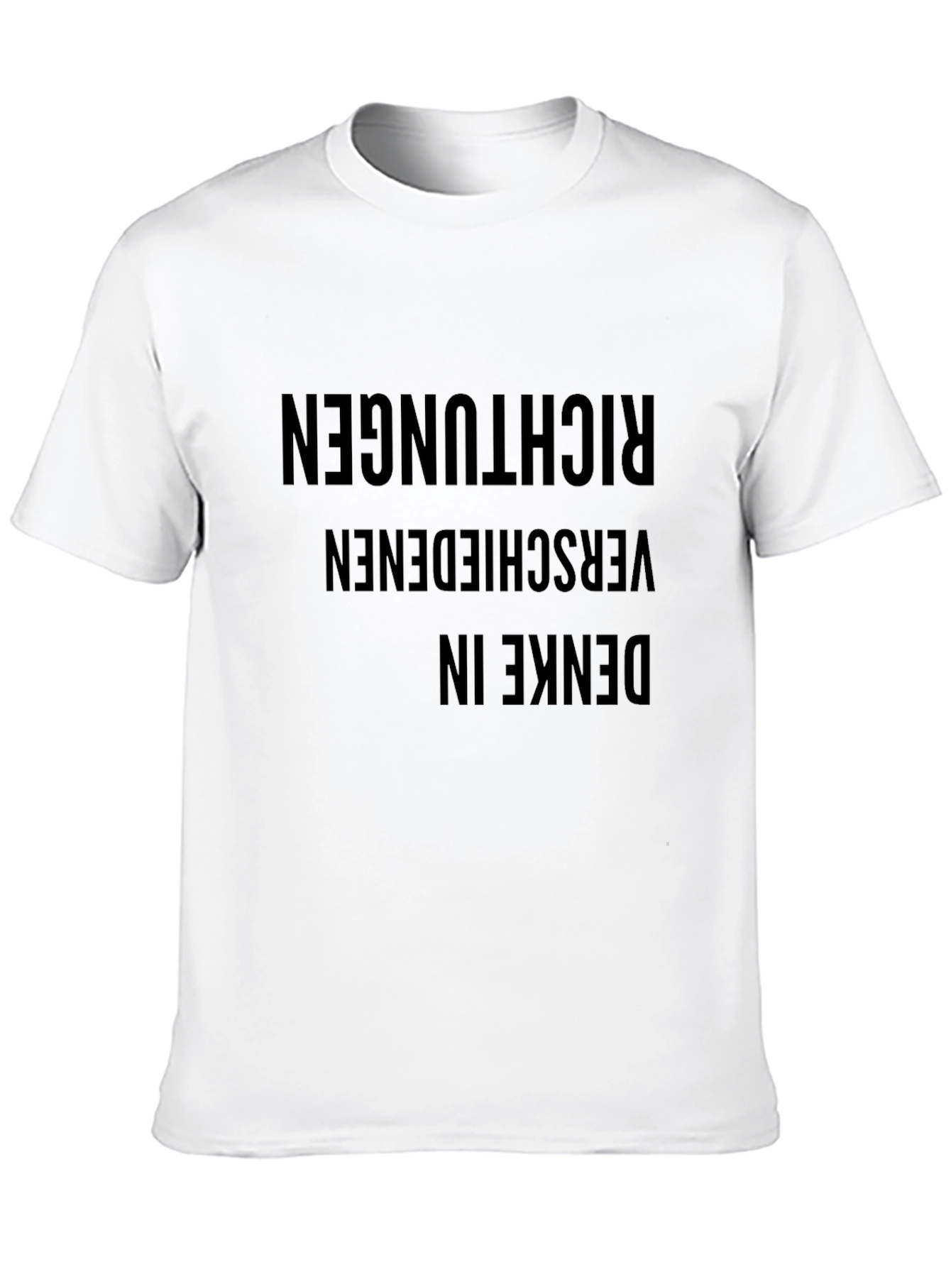 Denke in Various Richtungen T-Shirt