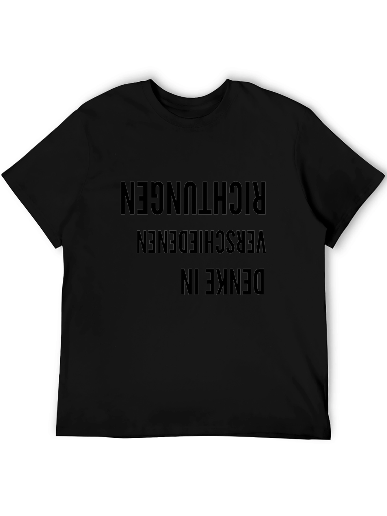 Denke in Various Richtungen T-Shirt