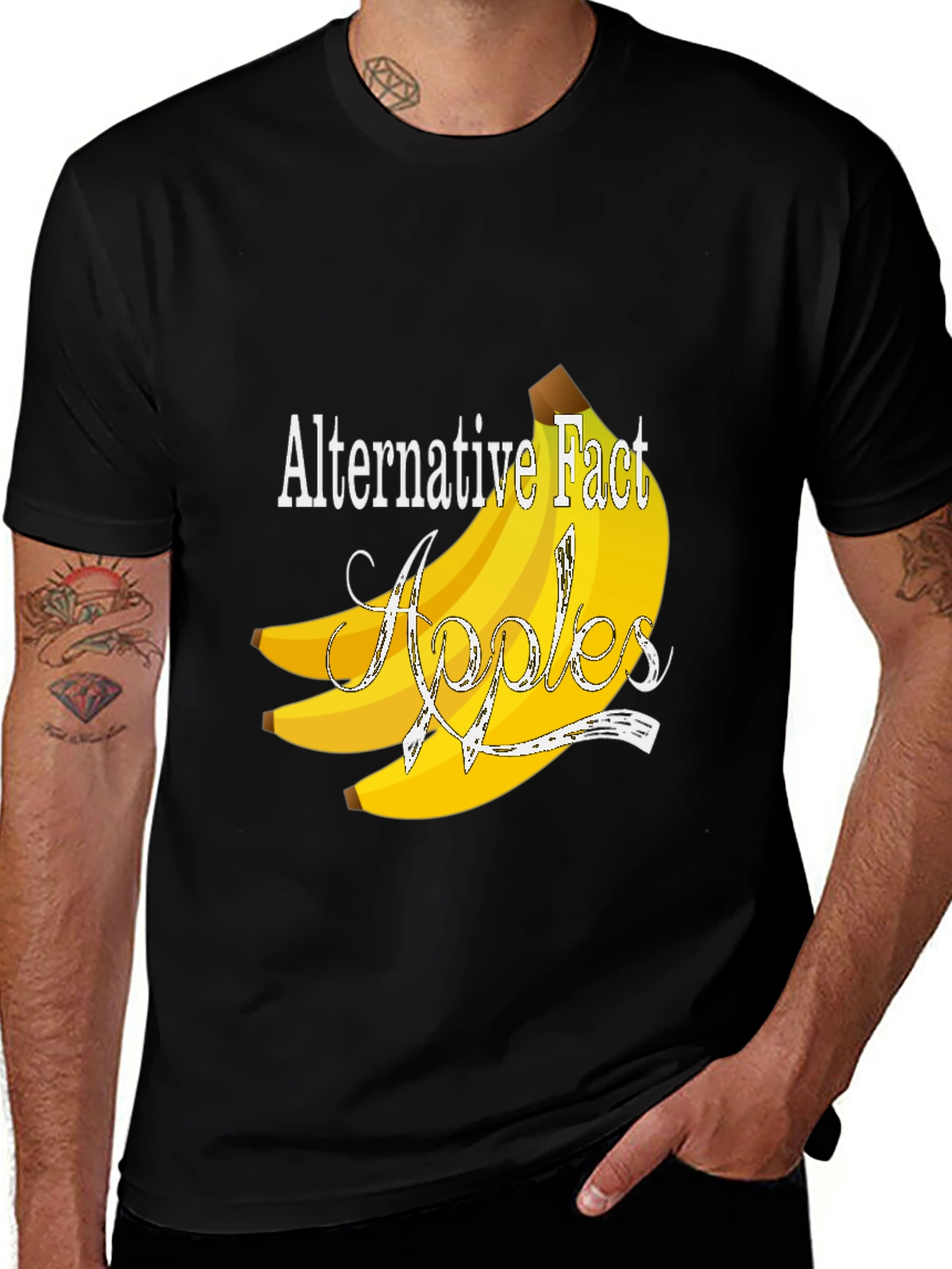 Alternative Fact Apples T-Shirt - Funny Banana Tee