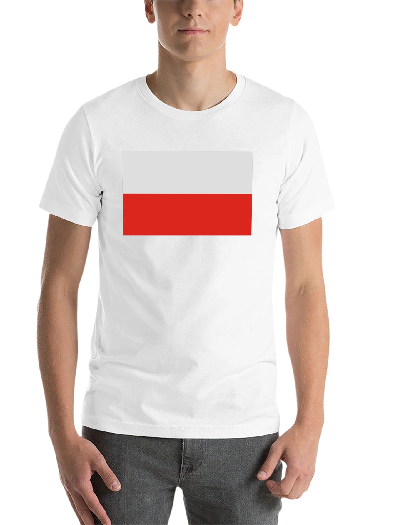 Poland Flag T-Shirt - Black Casual Tee
