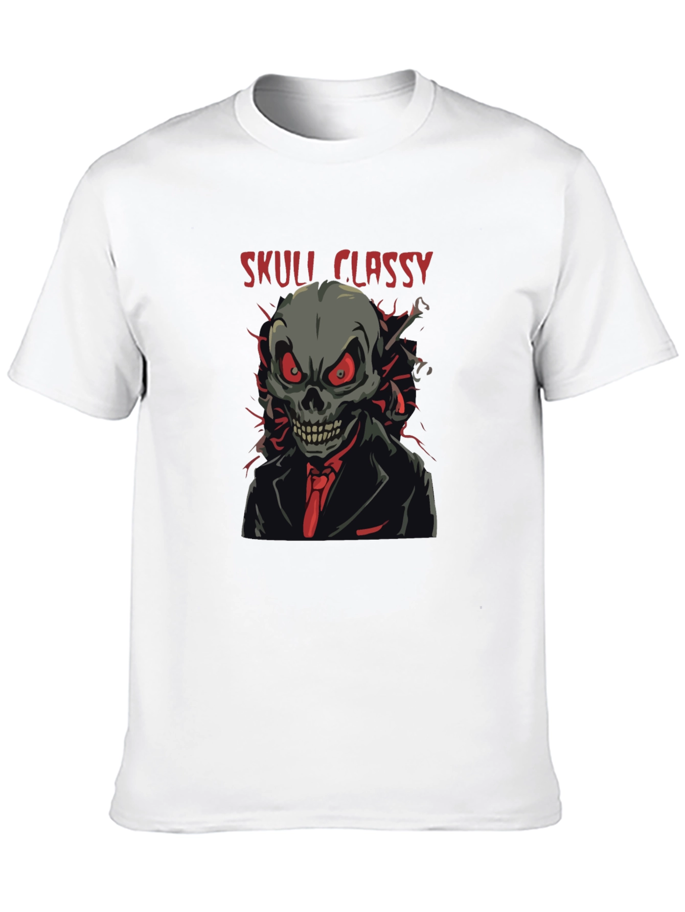 Skull Classy Graphic Black T-Shirt