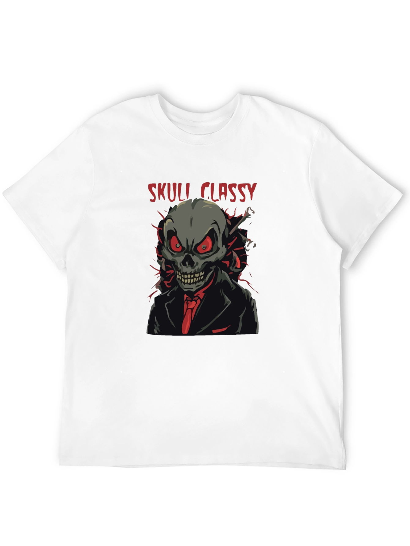 Skull Classy Graphic Black T-Shirt