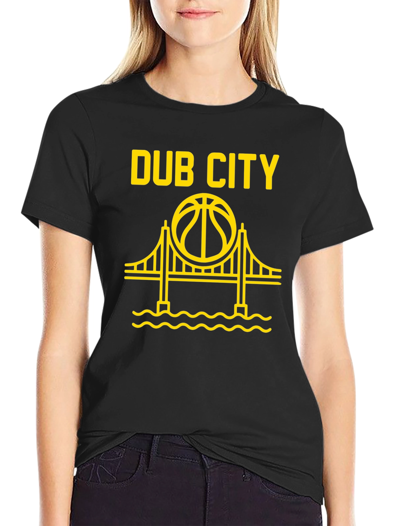Dub City Basketball Bridge Graphic Tee