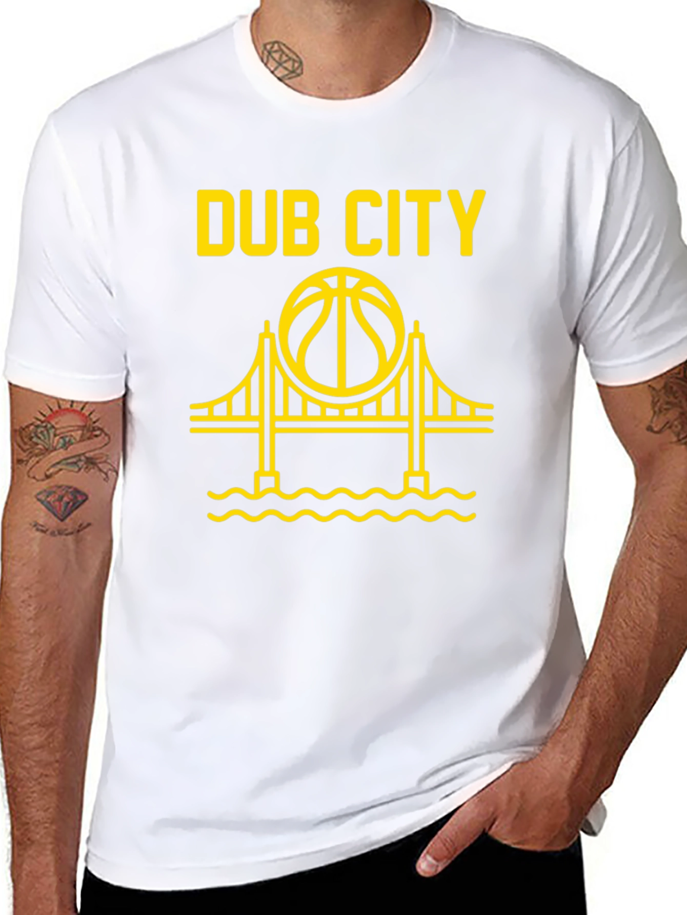 Dub City Basketball Bridge Graphic Tee