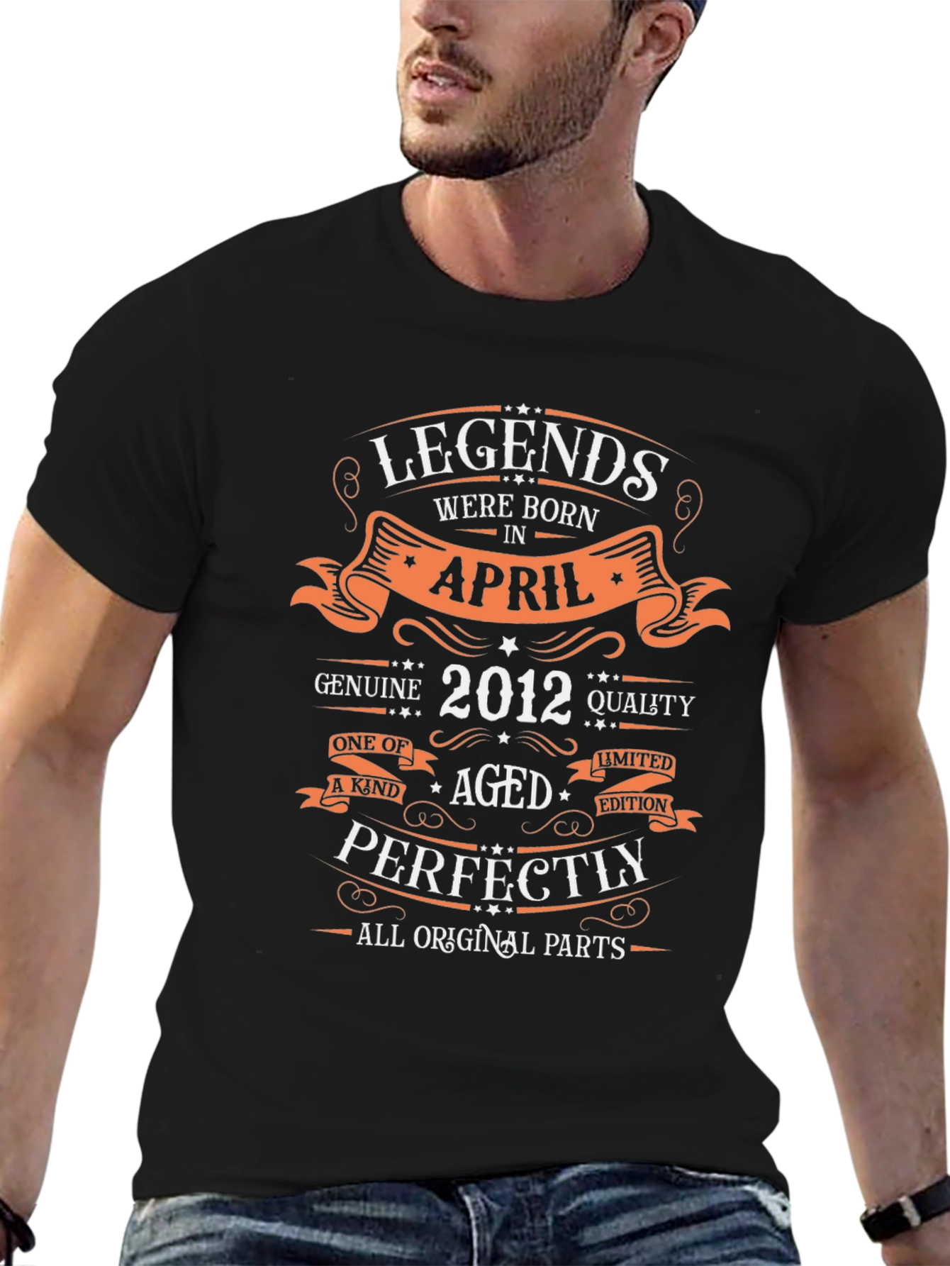 Legends Born in April 2012 Graphic T-Shirt
