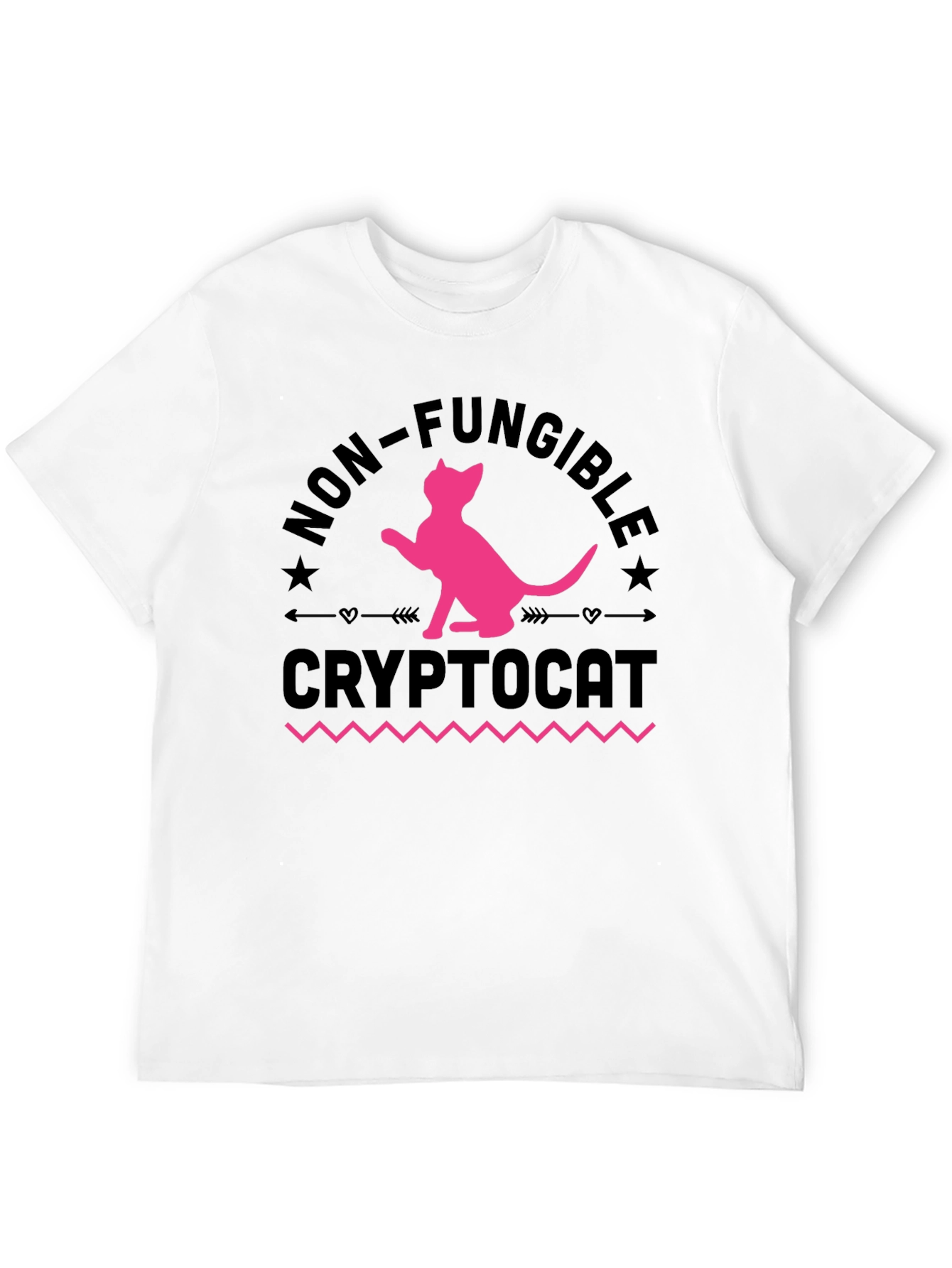 CryptoCat NFT T-Shirt - Non-Fungible Cat Design