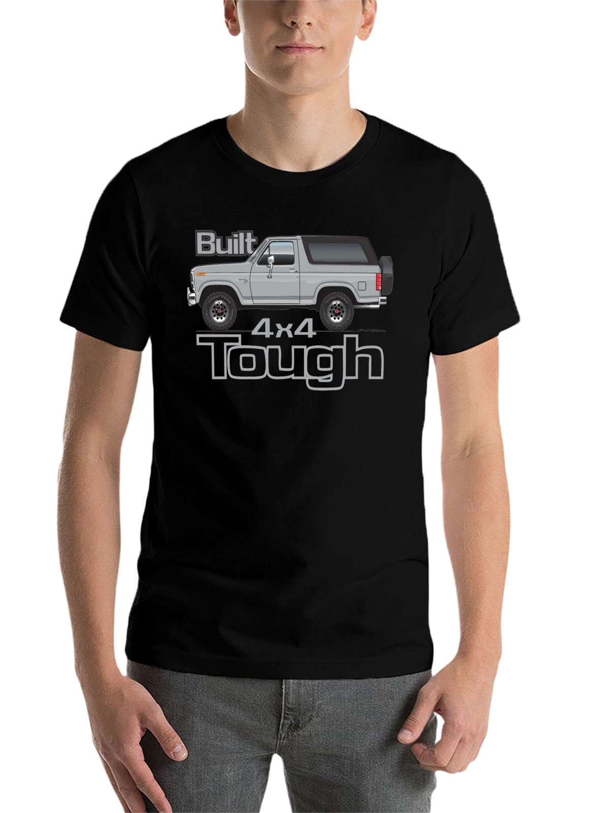 Built 4x4 Tough T-Shirt - Classic Truck Tee