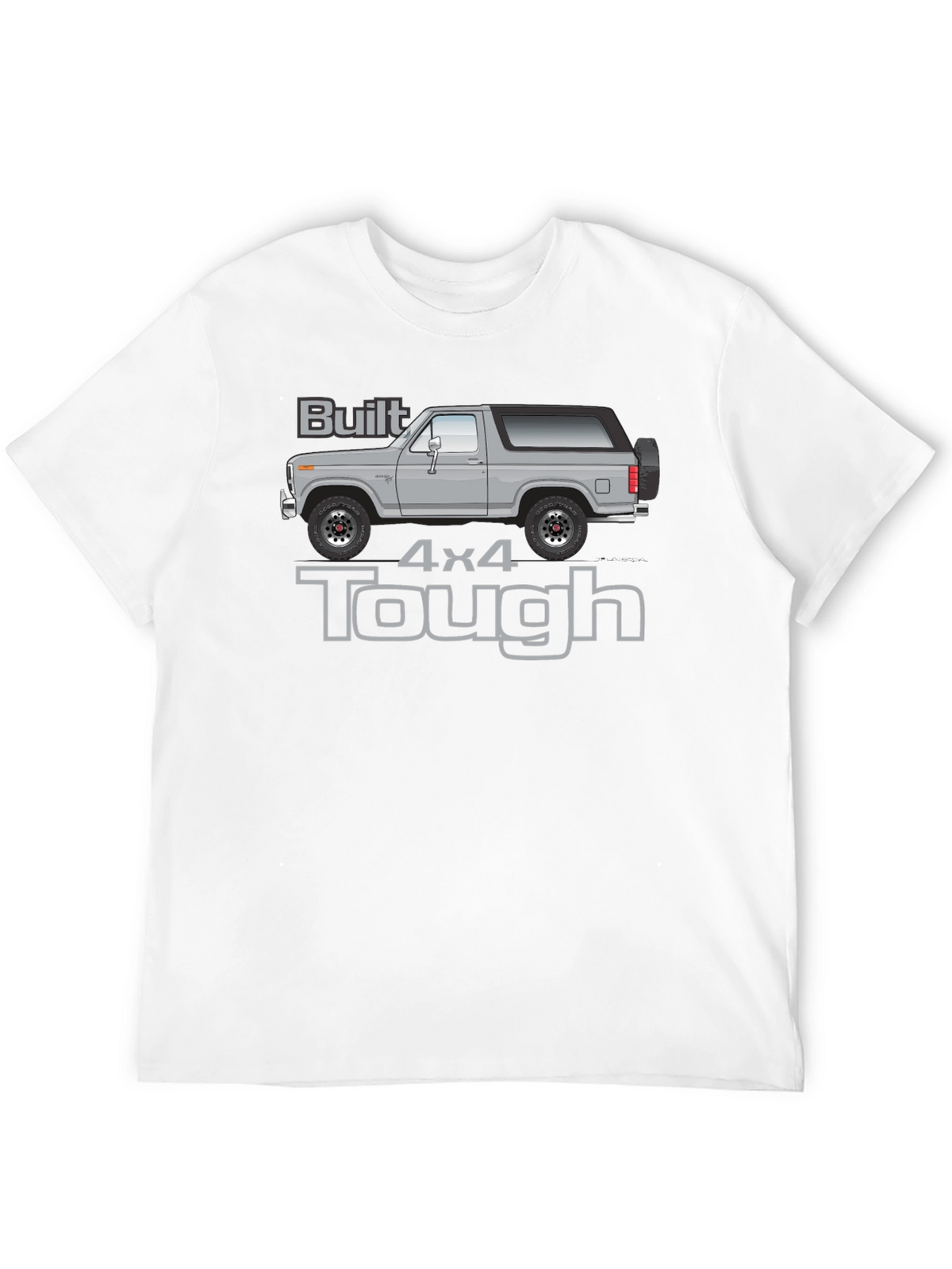 Built 4x4 Tough T-Shirt - Classic Truck Tee