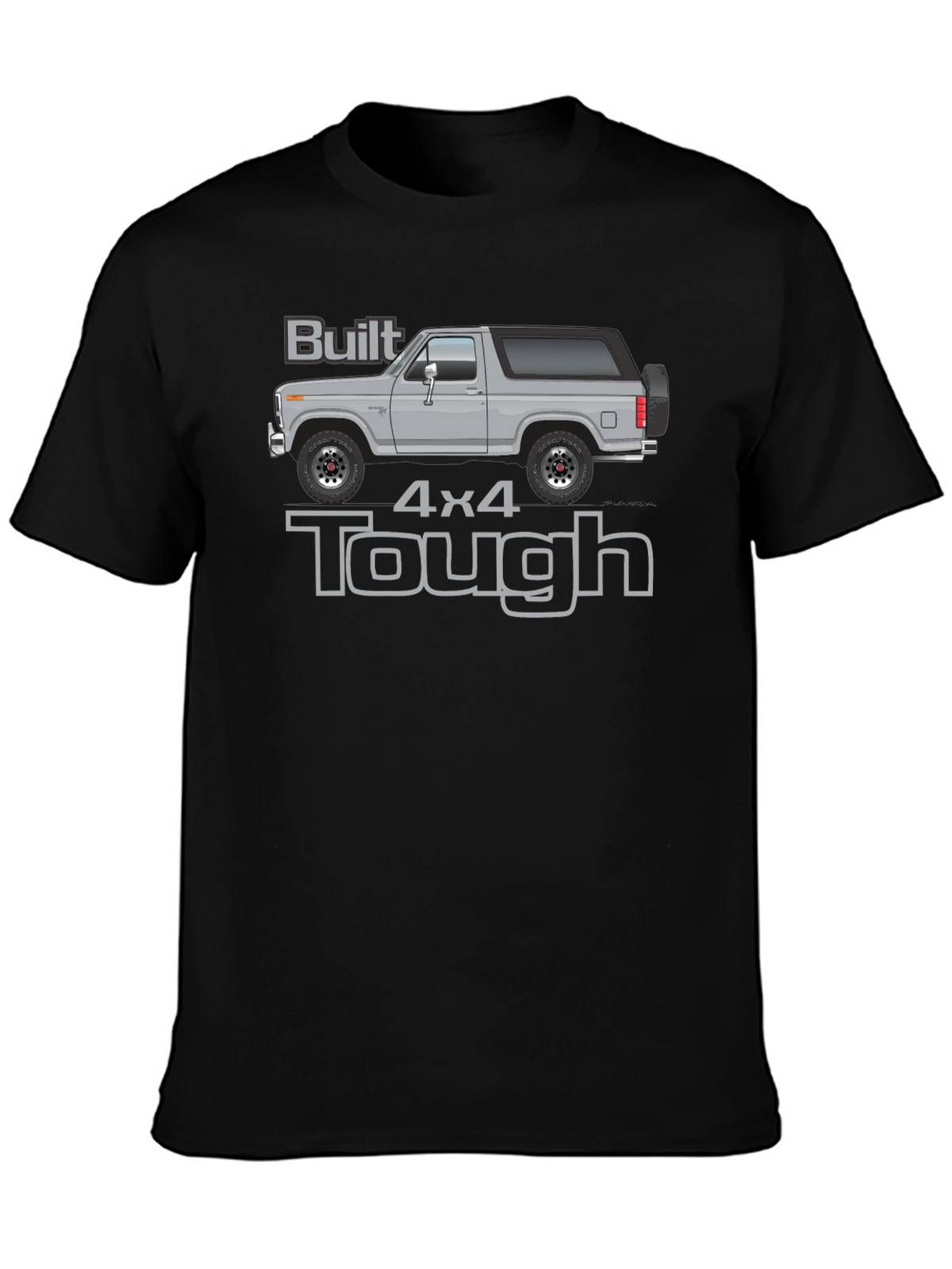 Built 4x4 Tough T-Shirt - Classic Truck Tee