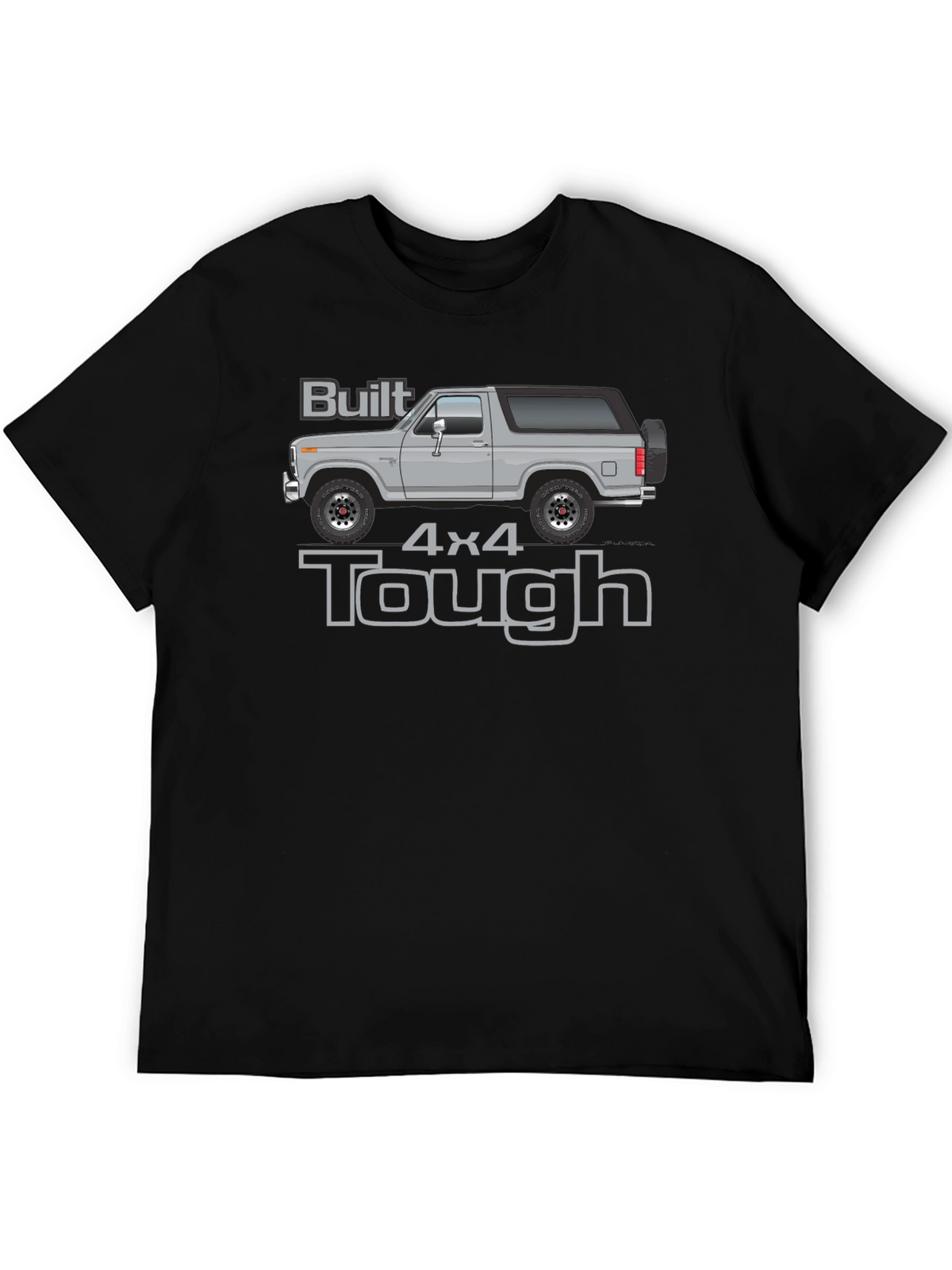 Built 4x4 Tough T-Shirt - Classic Truck Tee
