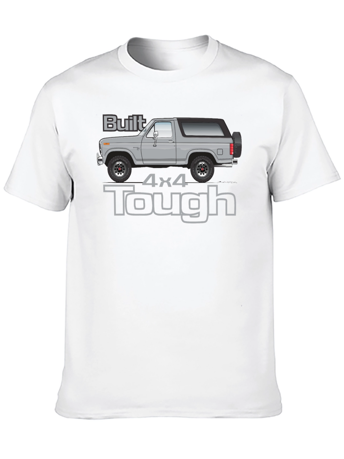 Built 4x4 Tough T-Shirt - Classic Truck Tee