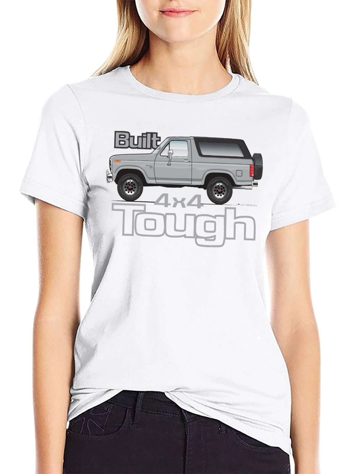 Built 4x4 Tough T-Shirt - Classic Truck Tee
