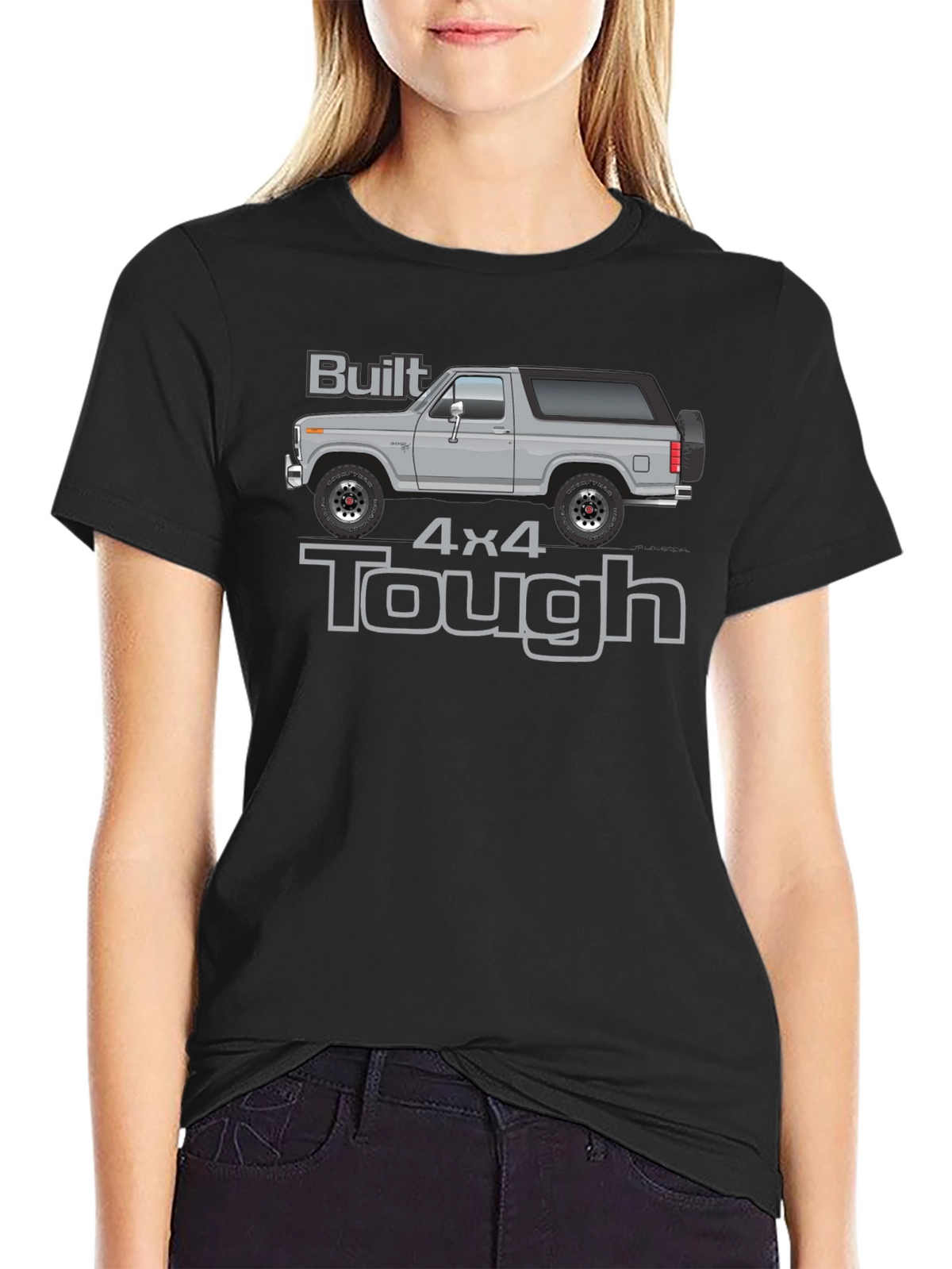 Built 4x4 Tough T-Shirt - Classic Truck Tee