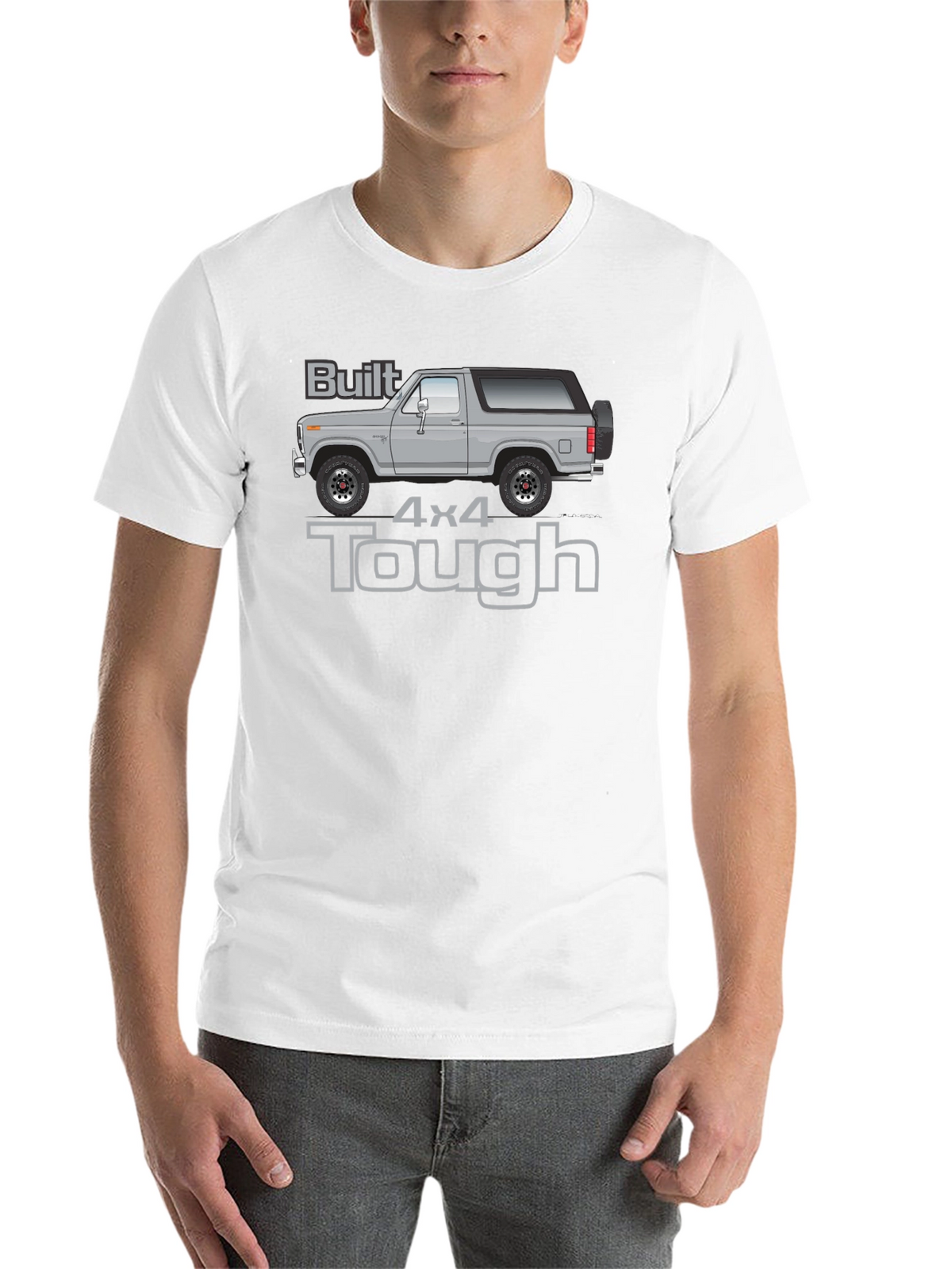 Built 4x4 Tough T-Shirt - Classic Truck Tee