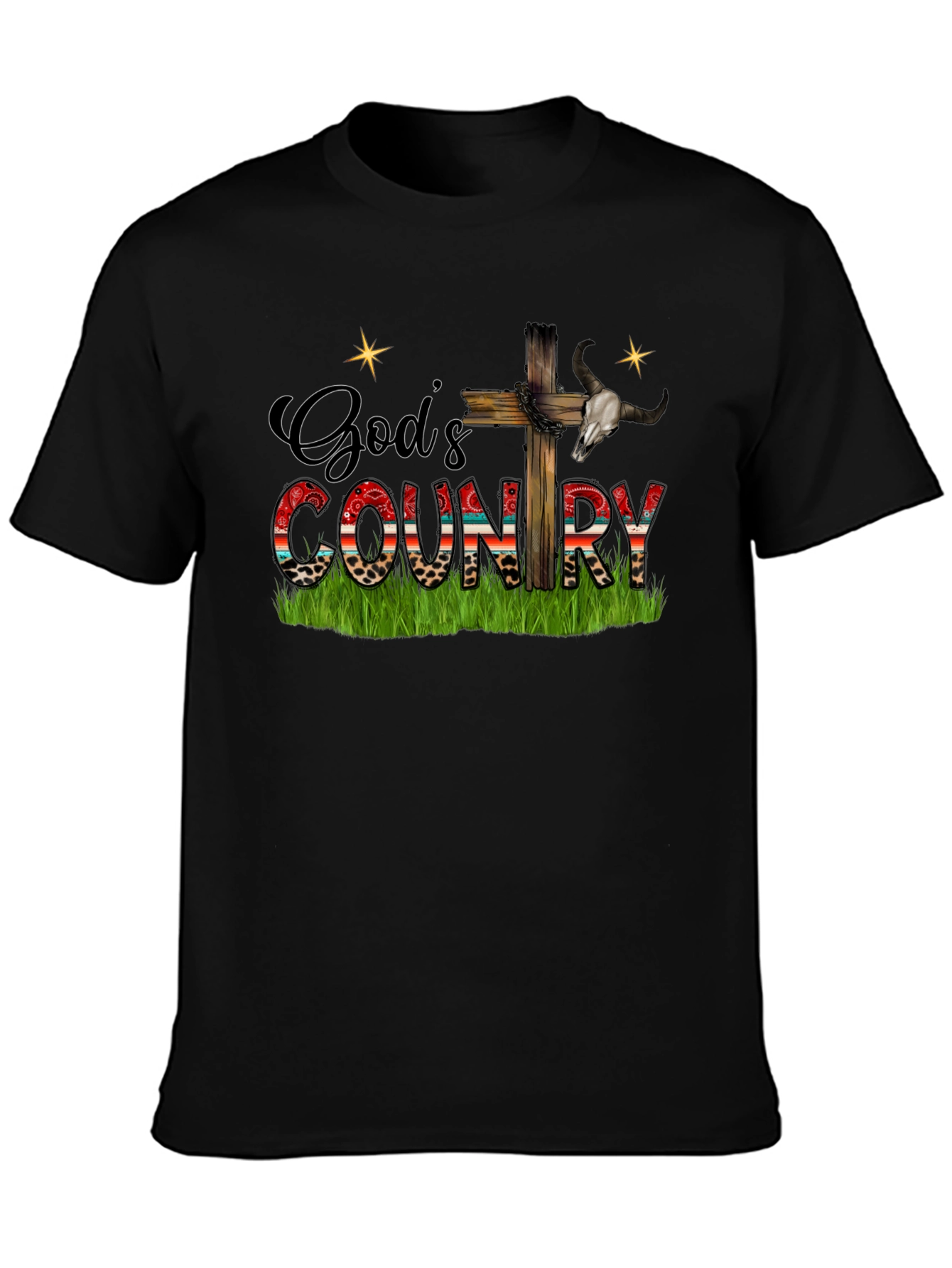Gods Country Graphic Tee - Western Style