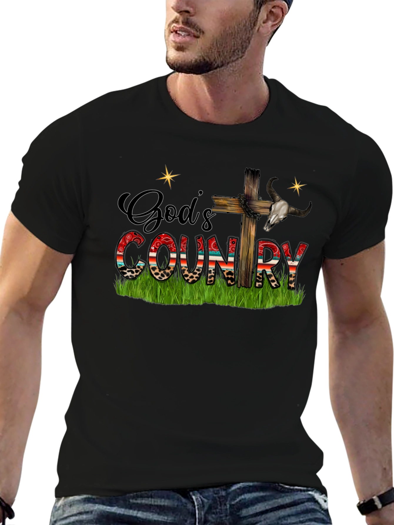 Gods Country Graphic Tee - Western Style