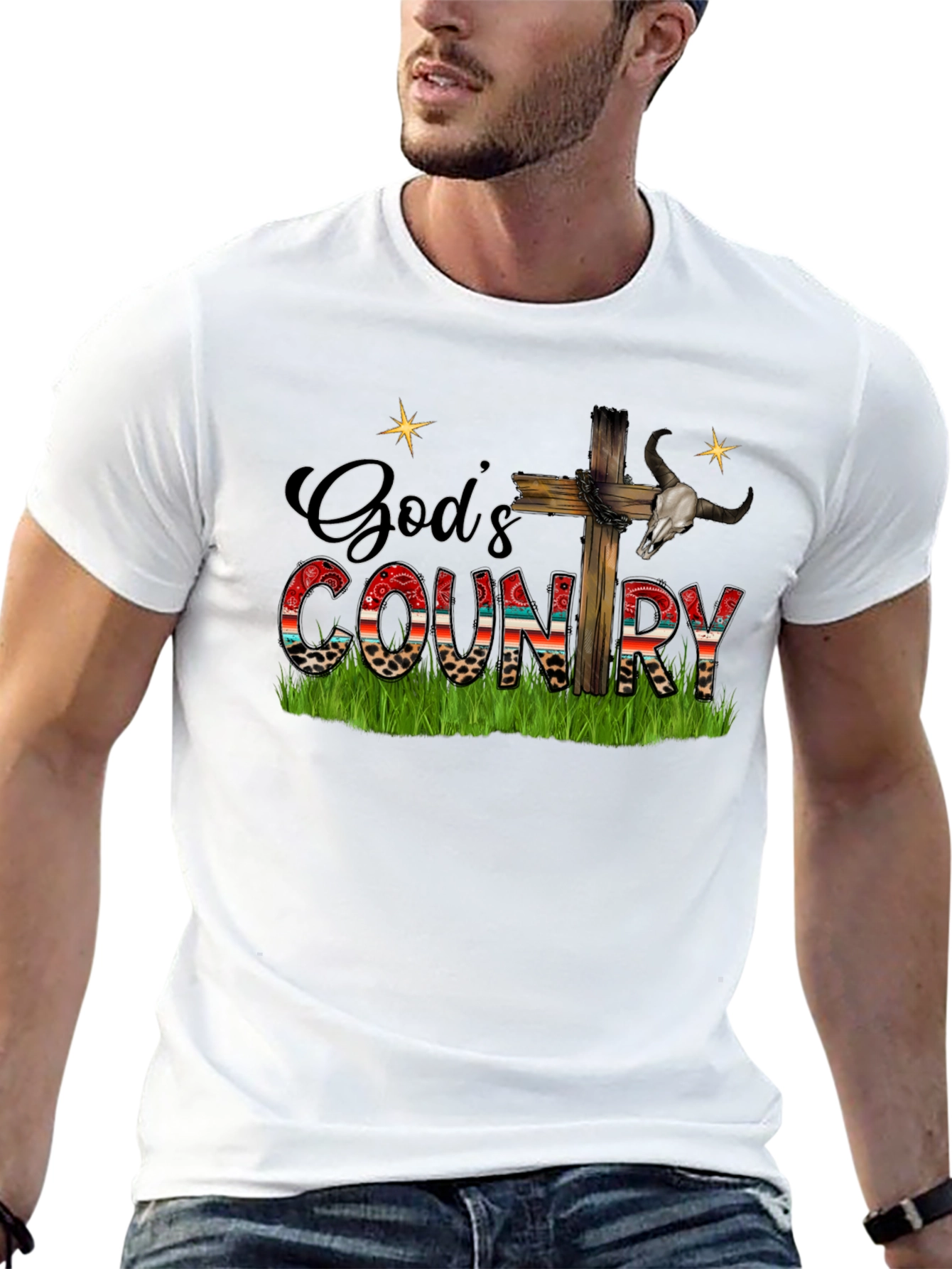 Gods Country Graphic Tee - Western Style