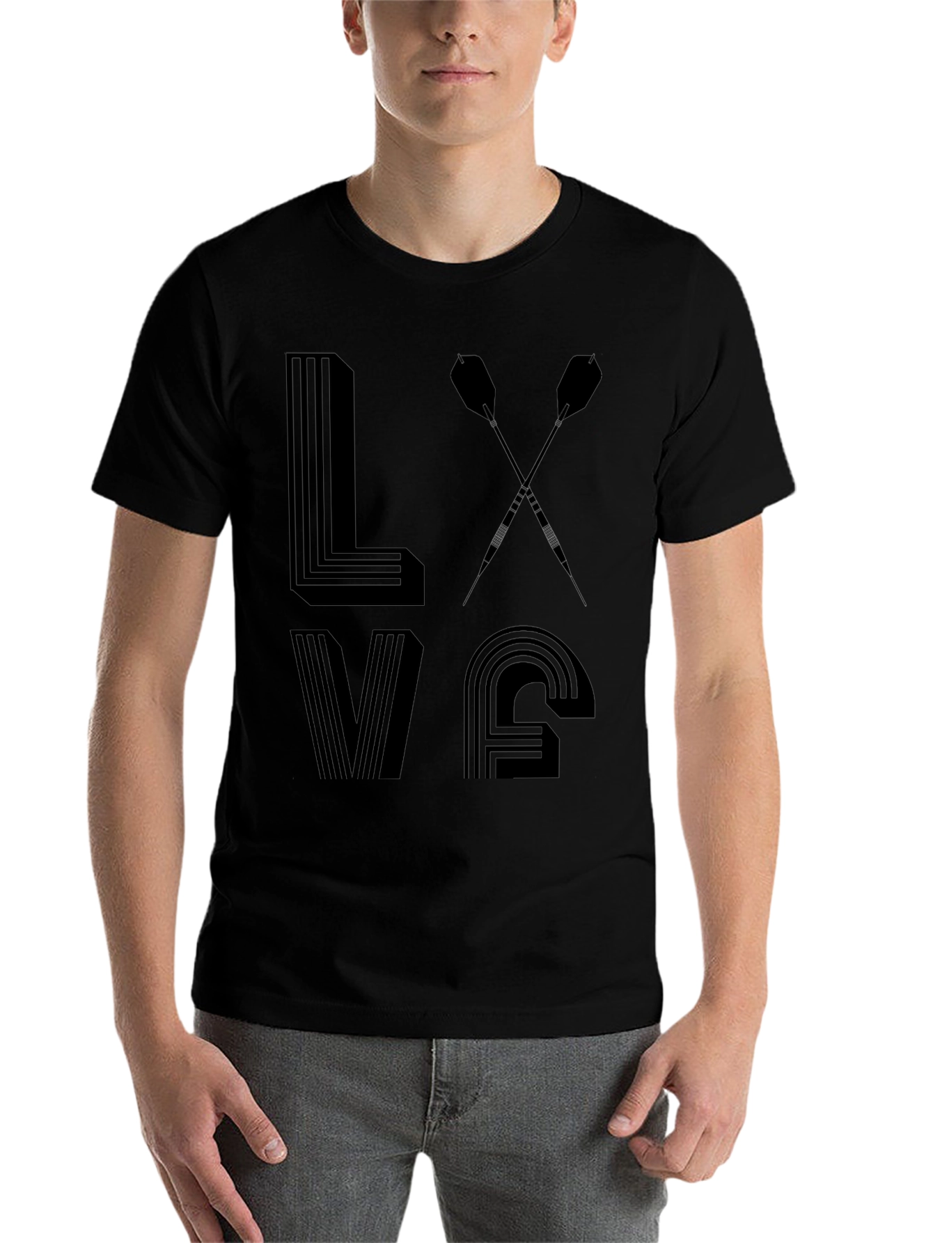 Love Darts T-Shirt - Unique Dart Player Gift