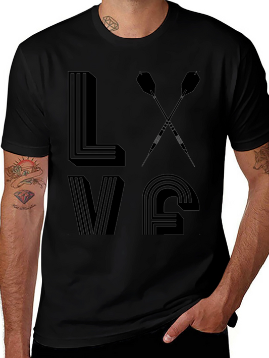 Love Darts T-Shirt - Unique Dart Player Gift
