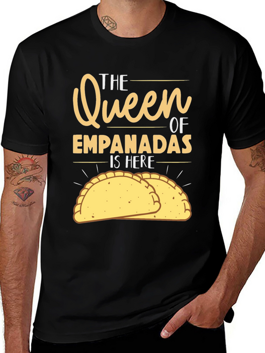 Queen of Empanadas Graphic T-Shirt - Foodie Tee