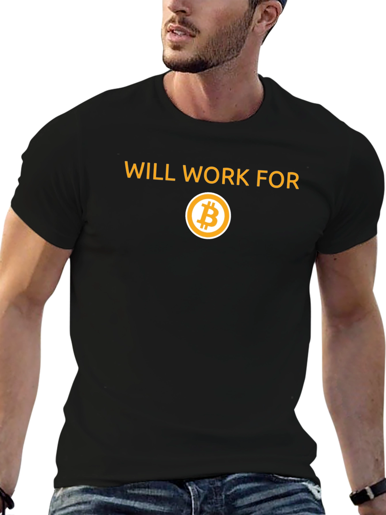 Will Work for Bitcoin T-Shirt