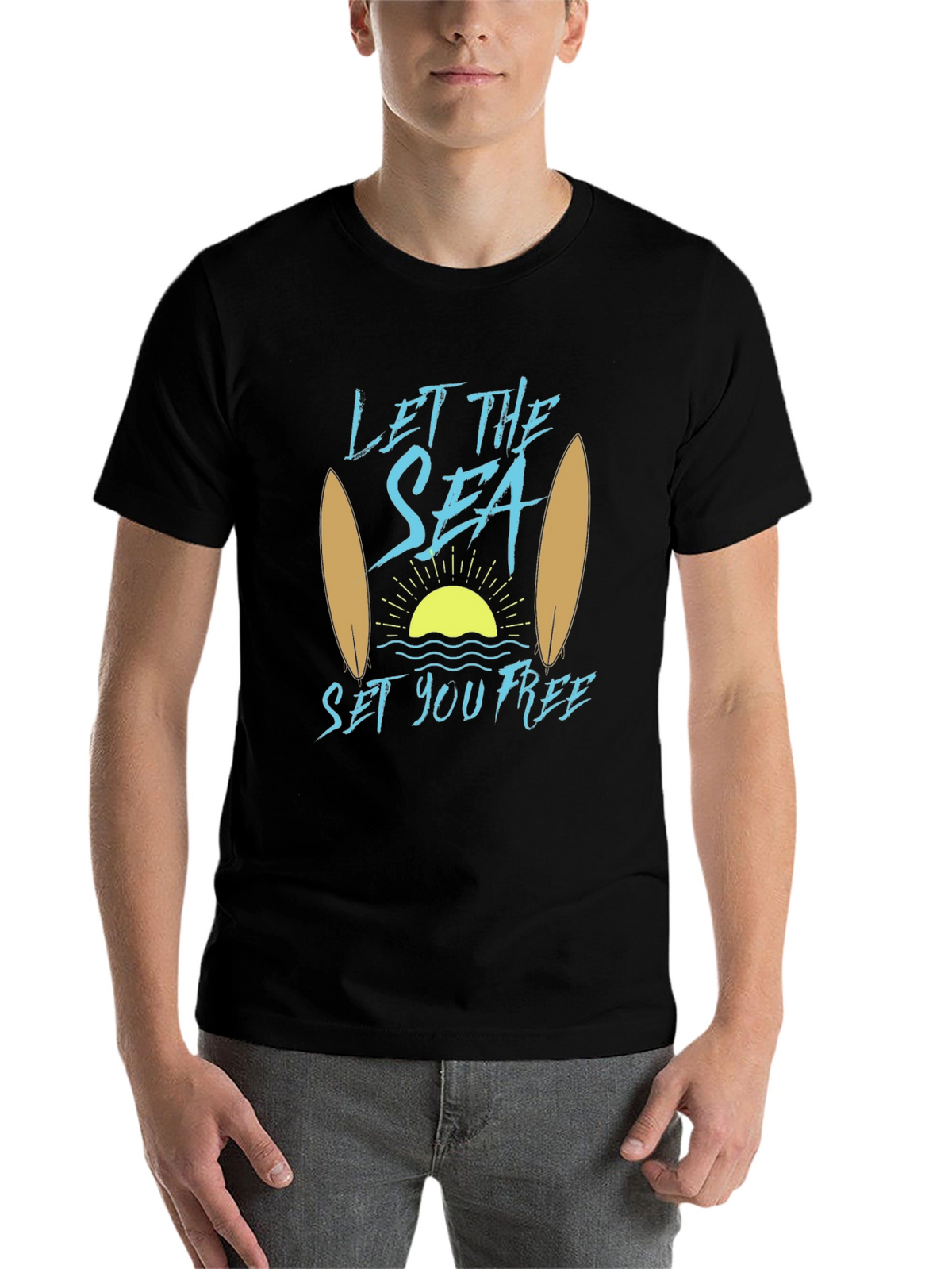 Let The Sea Set You Free Graphic Tee