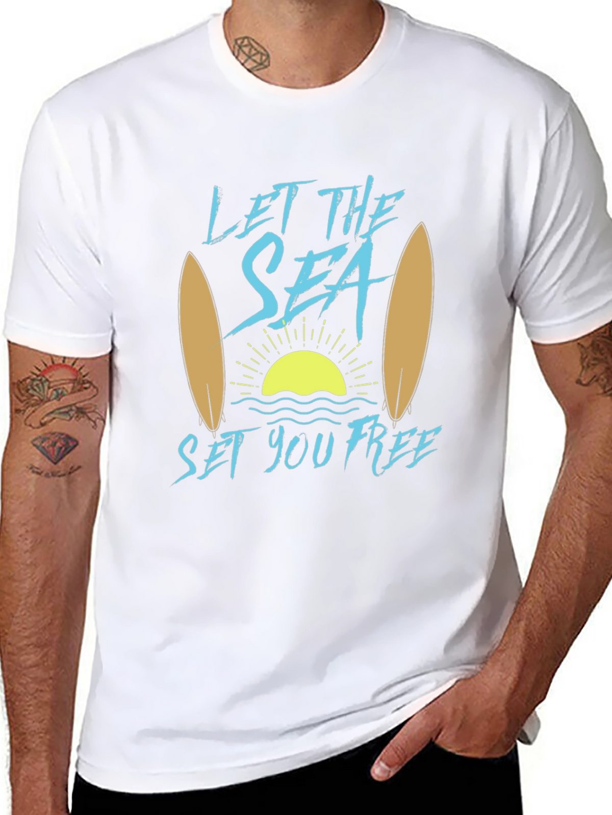 Let The Sea Set You Free Graphic Tee