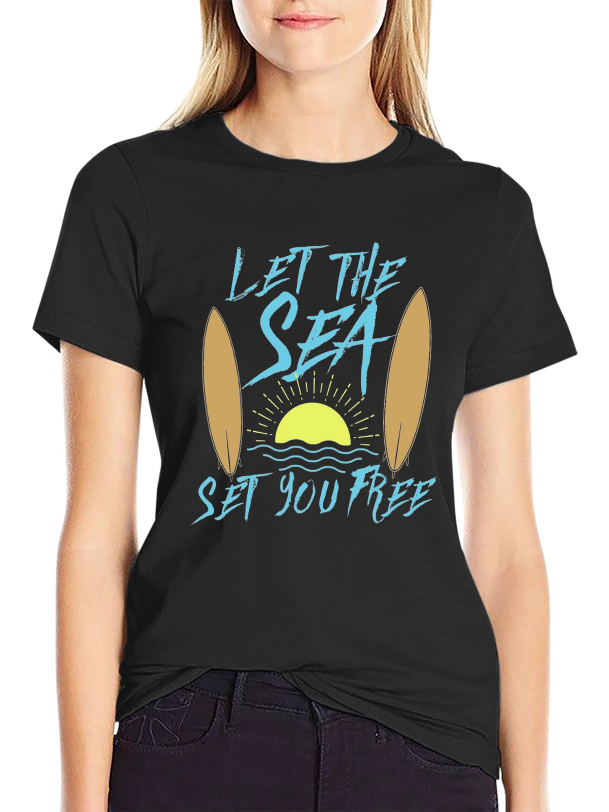 Let The Sea Set You Free Graphic Tee