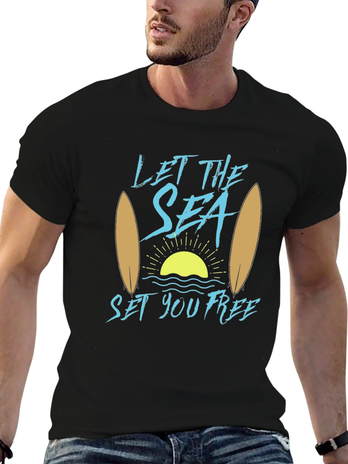 Let The Sea Set You Free Graphic Tee