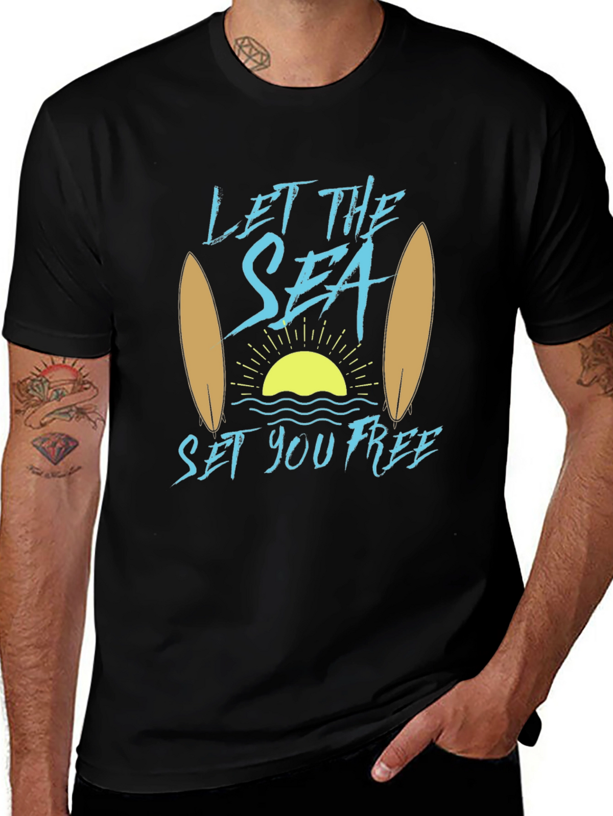 Let The Sea Set You Free Graphic Tee