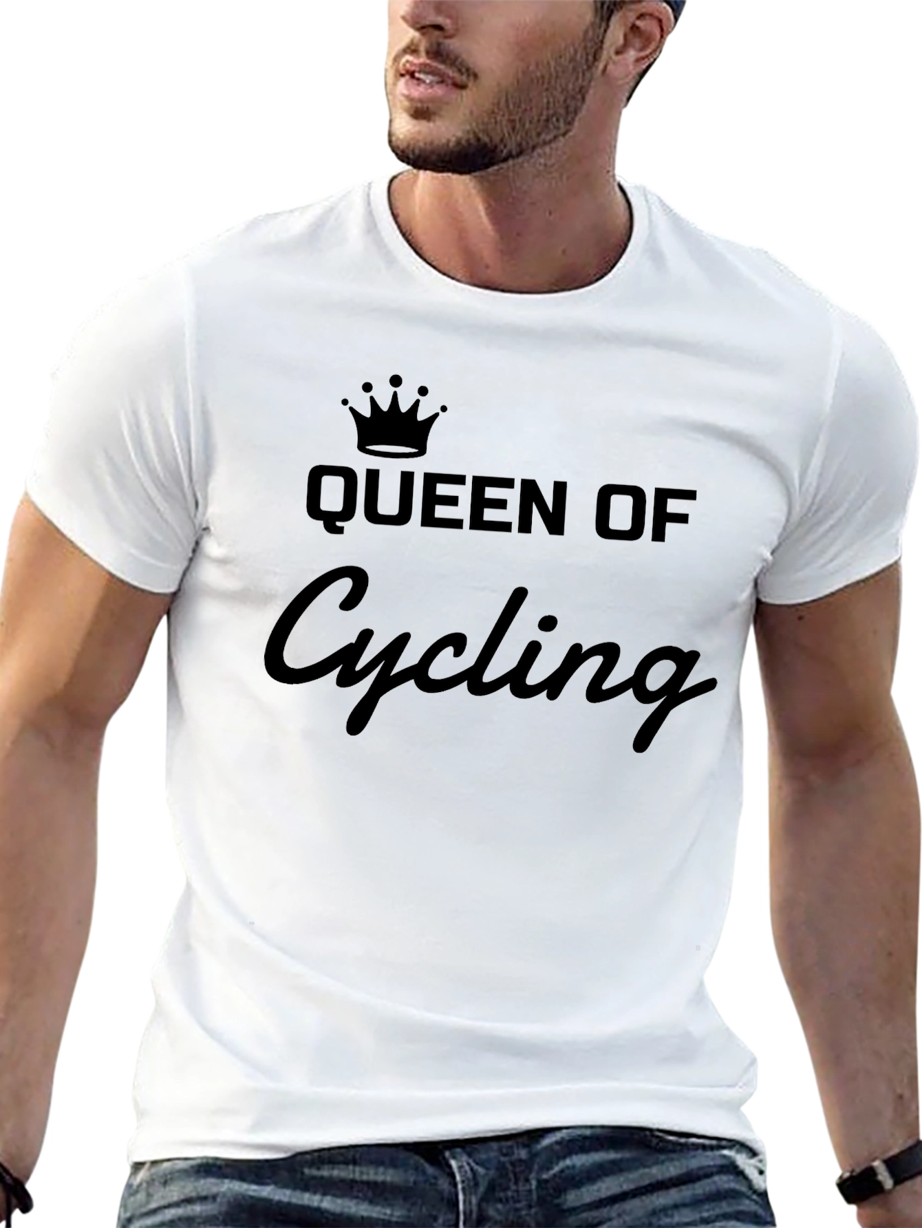 Queen of Cycling T-Shirt - Black