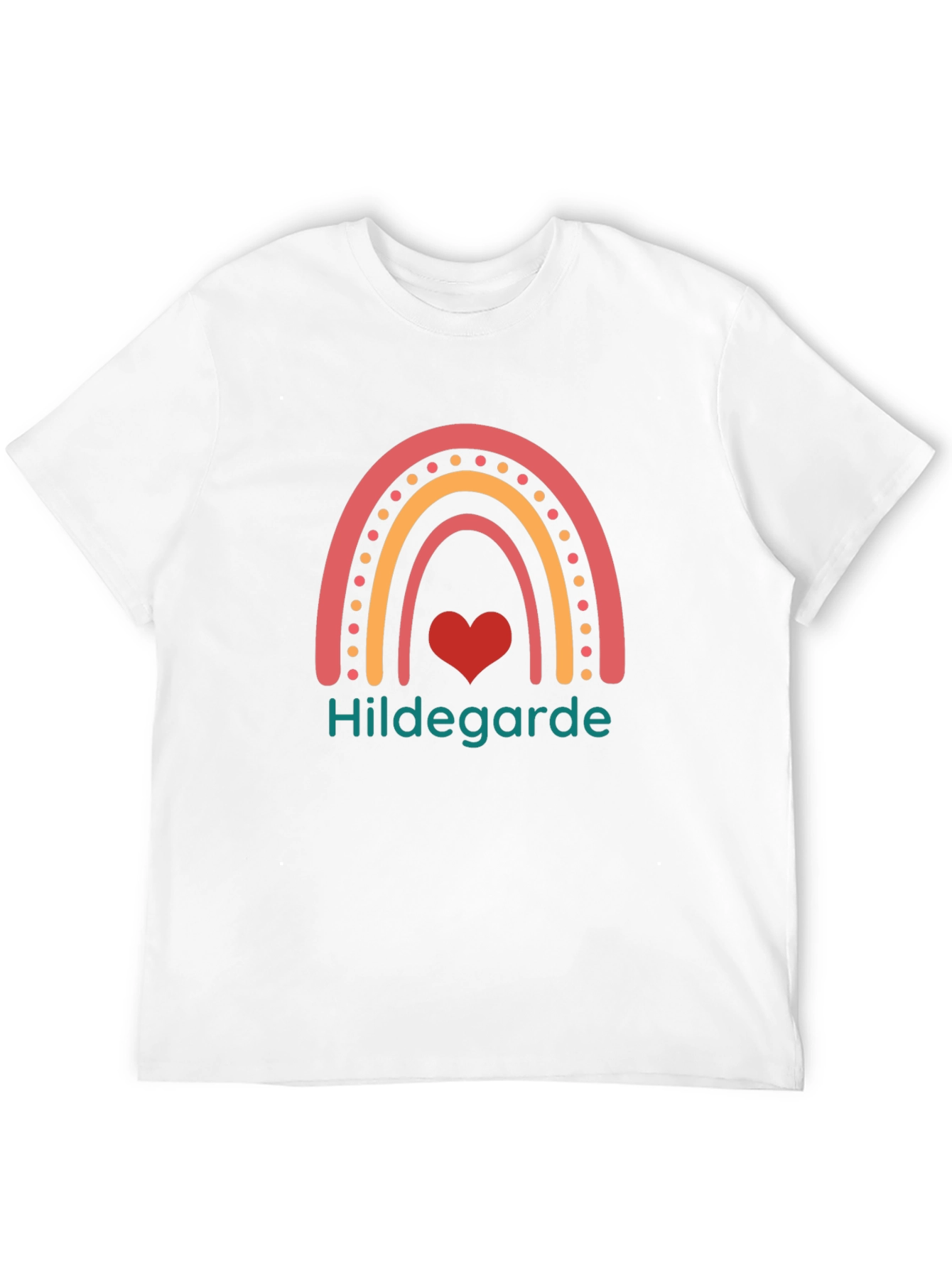 Hildegarde Rainbow Heart T-Shirt