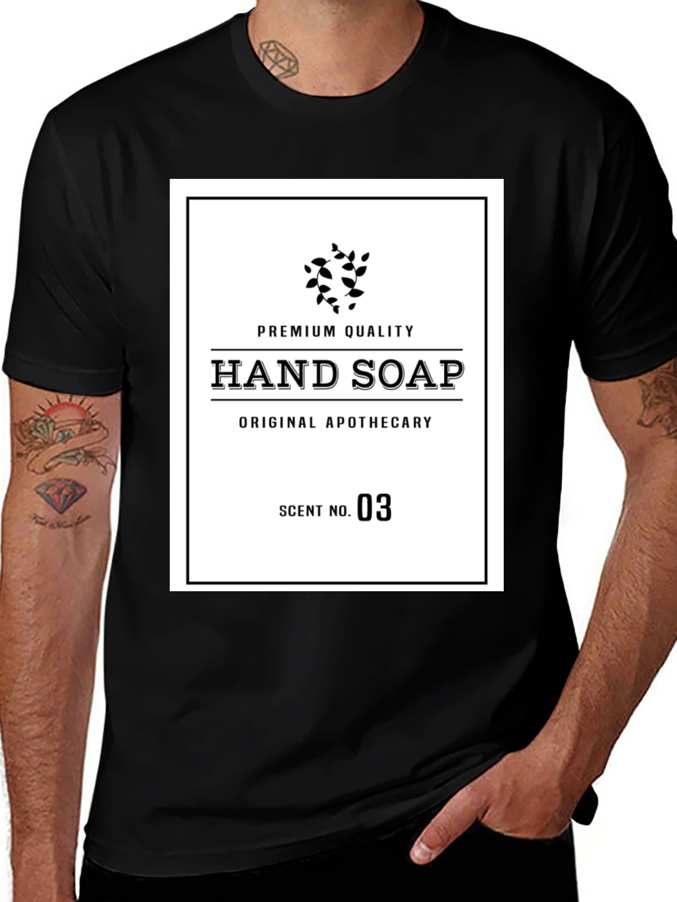 Premium Quality Hand Soap Scent No. 03 Black T-Shirt