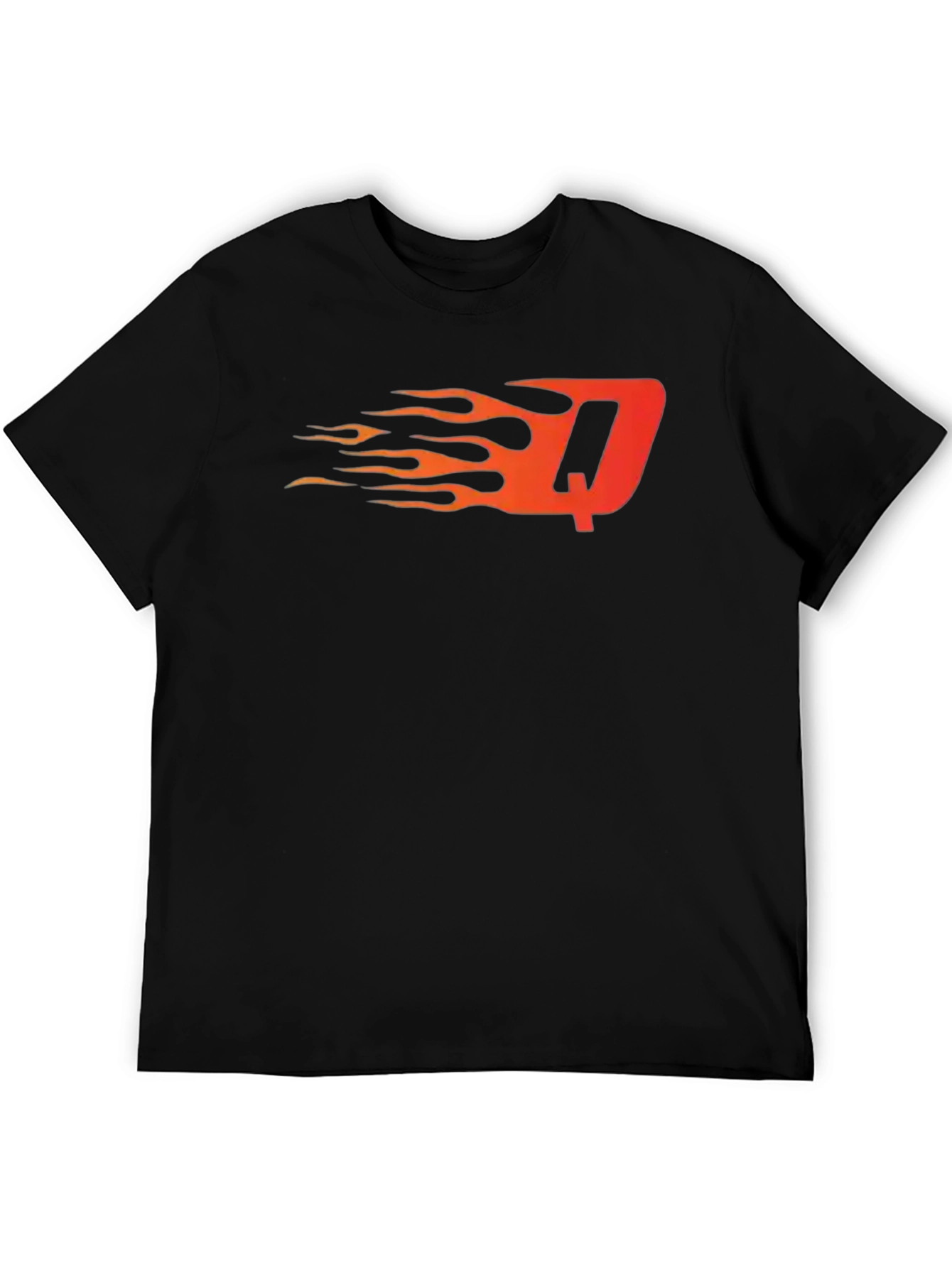 Fiery Initial T-Shirt - Bold & Unique Design